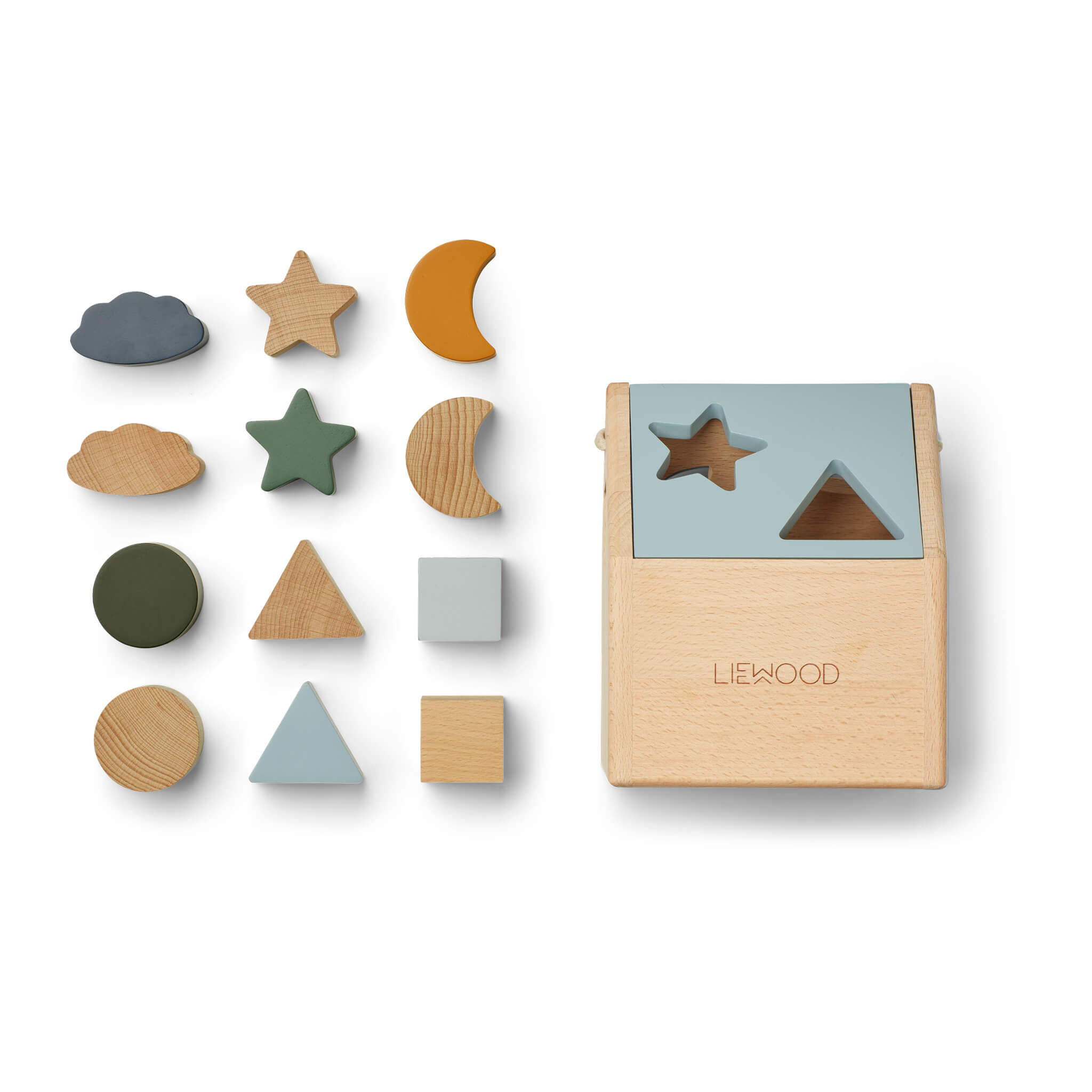Liewood Ludwig Puzzle House, Faune Green