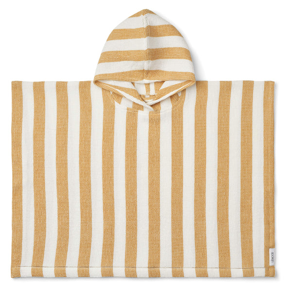 Liewood Paco Poncho - Yellow Mellow Stripe