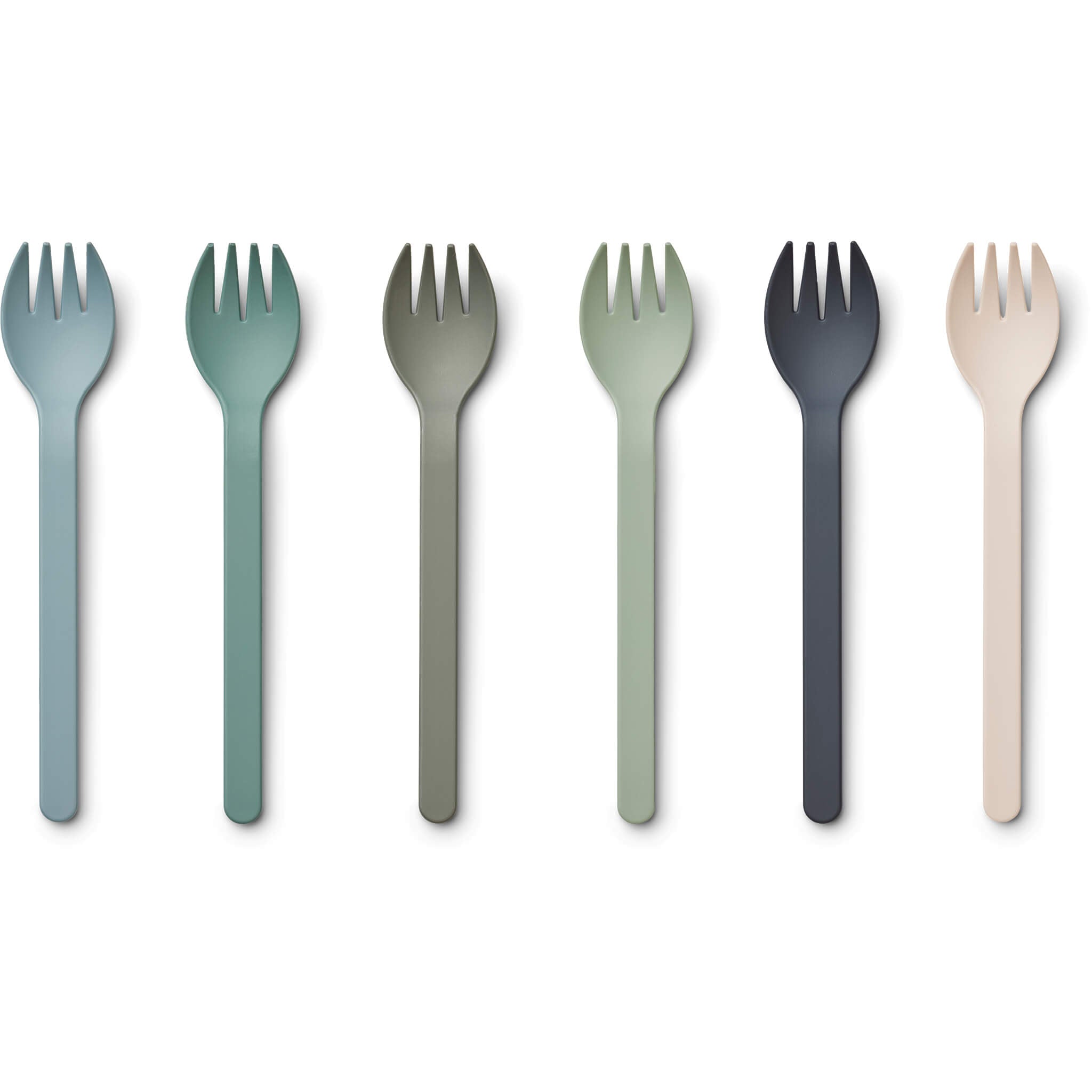 Selena Fork - Sea Blue Mix (Pack of 6)