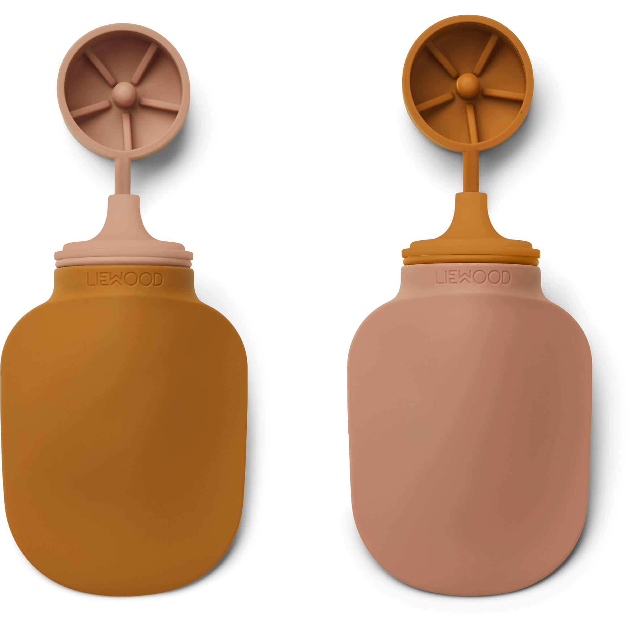 Silvia Smoothie Bottle - Mustard/ Dark Rose (2 Pack)