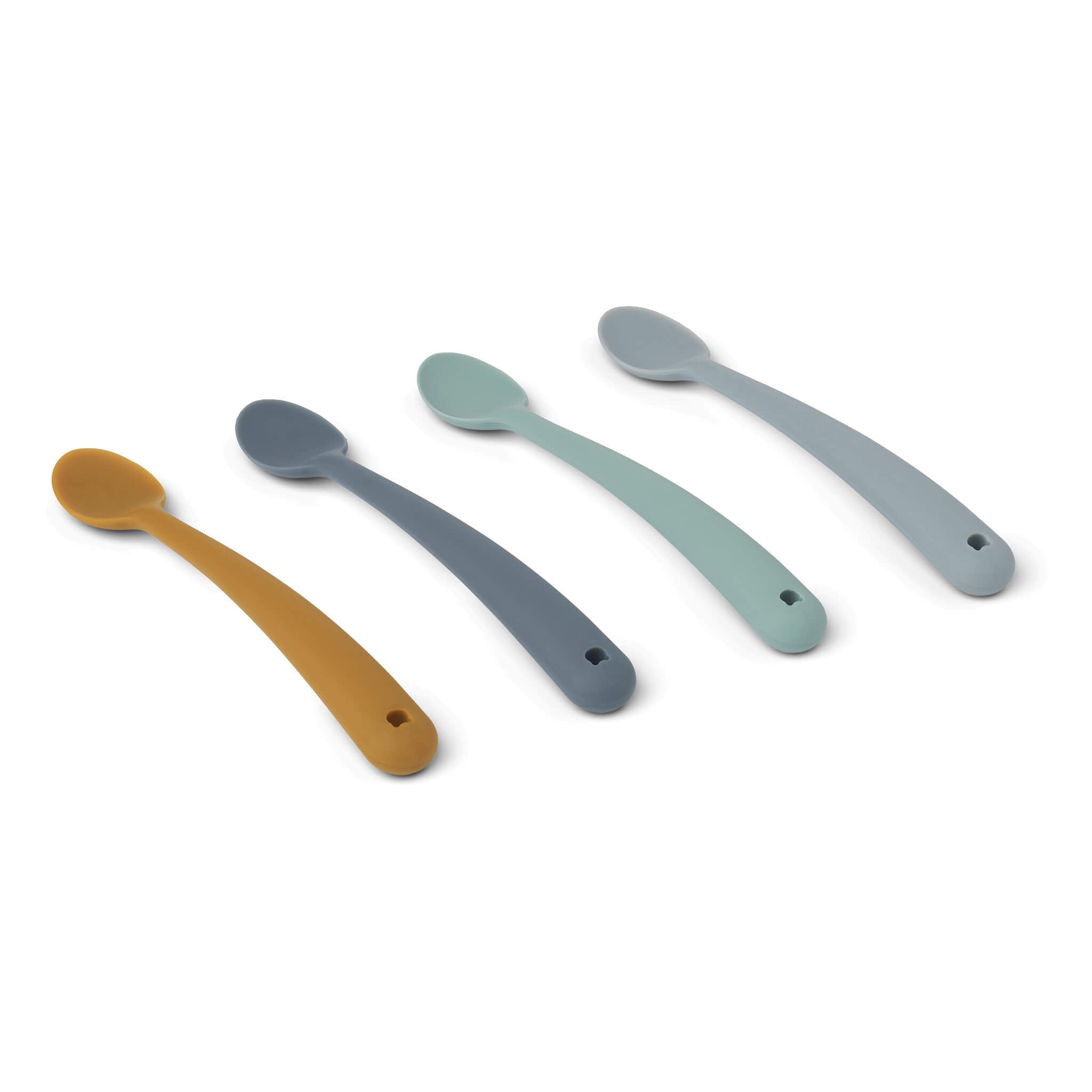 Sivi Feeding Spoons - Blue Multi Mix (Pack of 4)