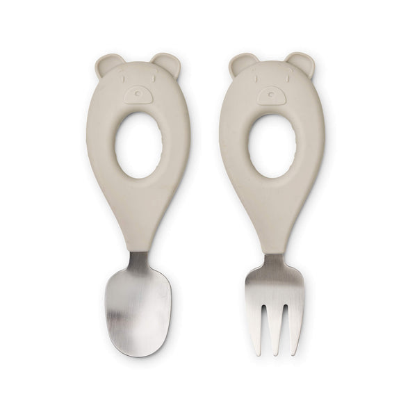 Liewood Stanley Baby Cutlery Sandy