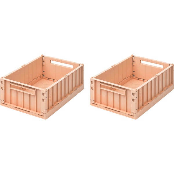 Weston Storage Folding Box - Tuscany Rose - Medium (2 pack)