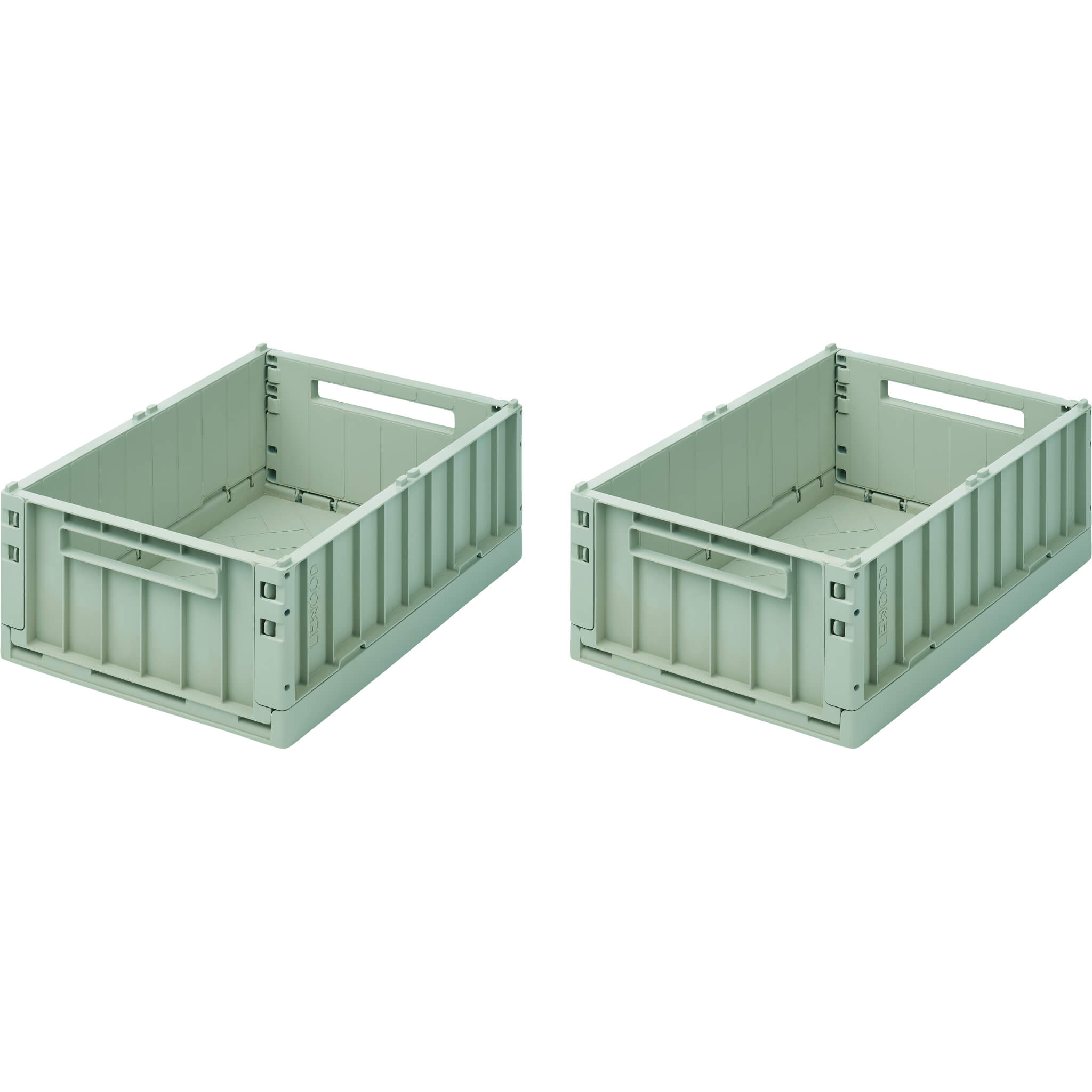 Weston Storage Folding Box - Peppermint - Medium (2 pack)