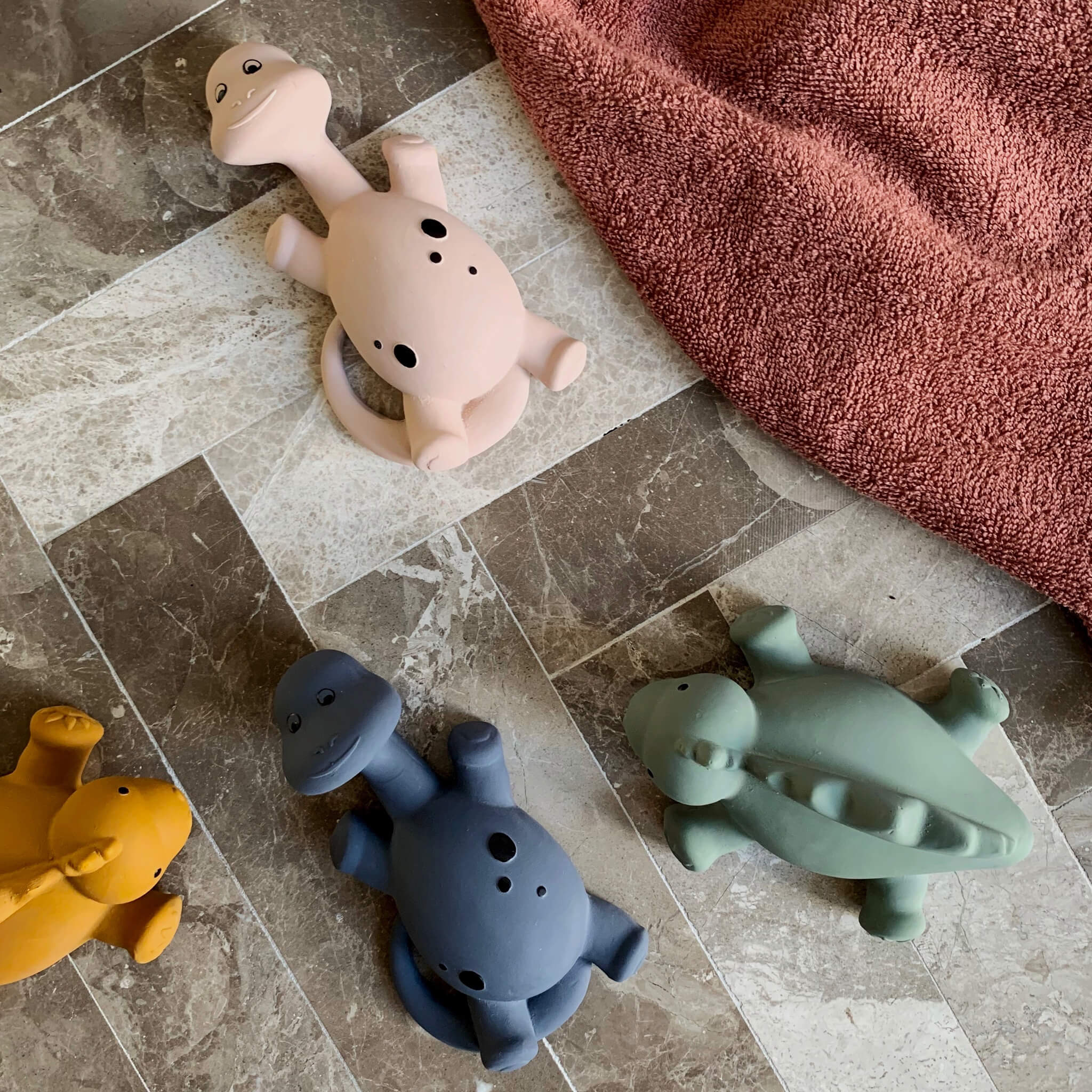 Algi Dino Bath Toys (2 Pack) - Blue
