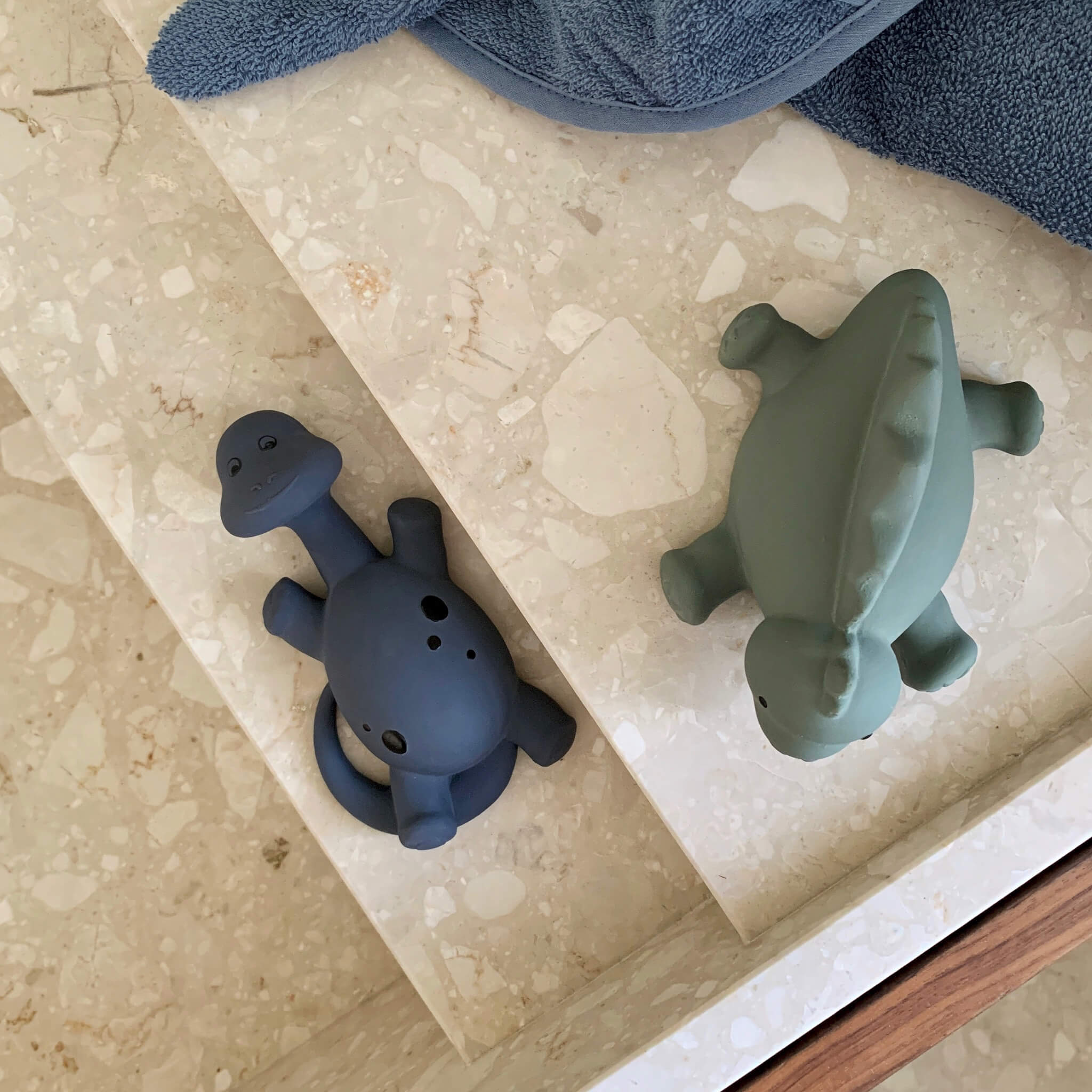 Algi Dino Bath Toys (2 Pack) - Blue