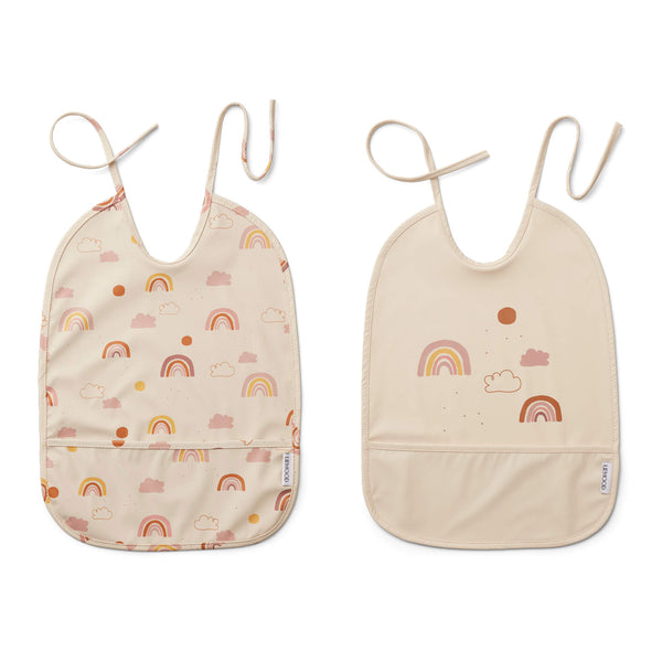 Lai Bib 2 Pack - Rainbow Love
