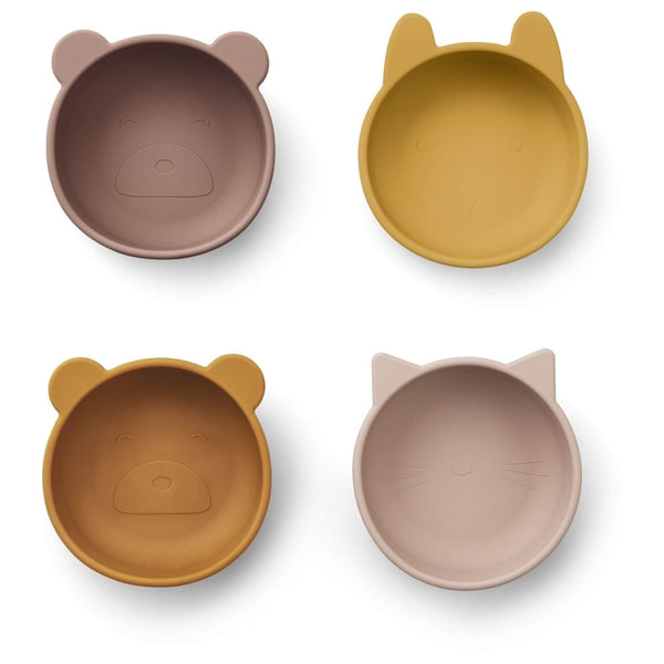 Silicone Bowls - Rose Mix (Pack of 4)