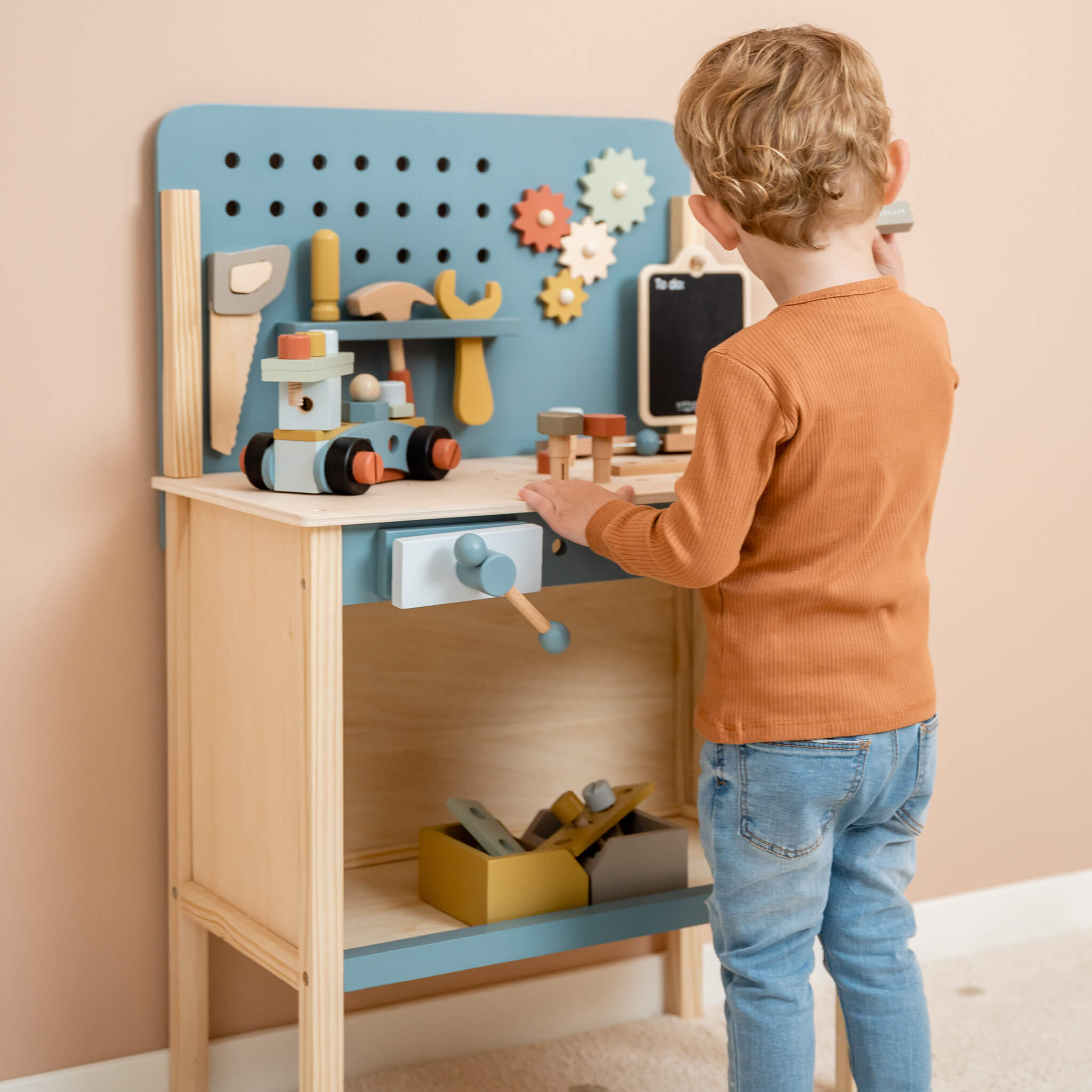 Little Dutch Wooden Children's Workbench