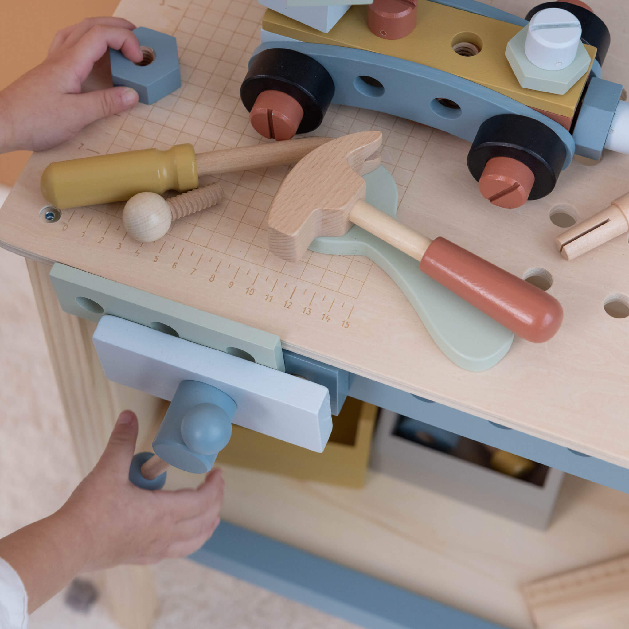 Little Dutch Wooden Children's Workbench