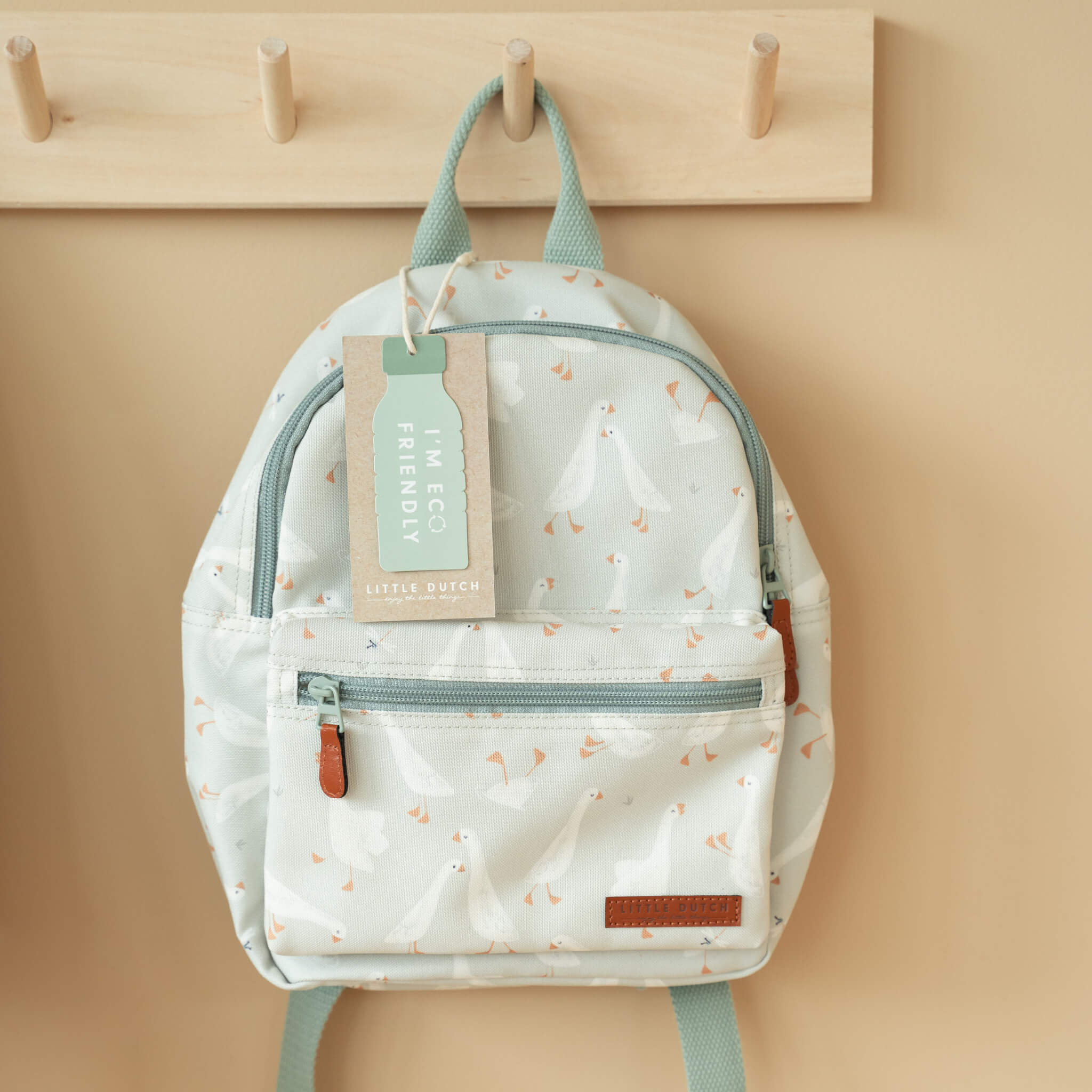 Little Dutch Backpack in Little Goose Design on Peg