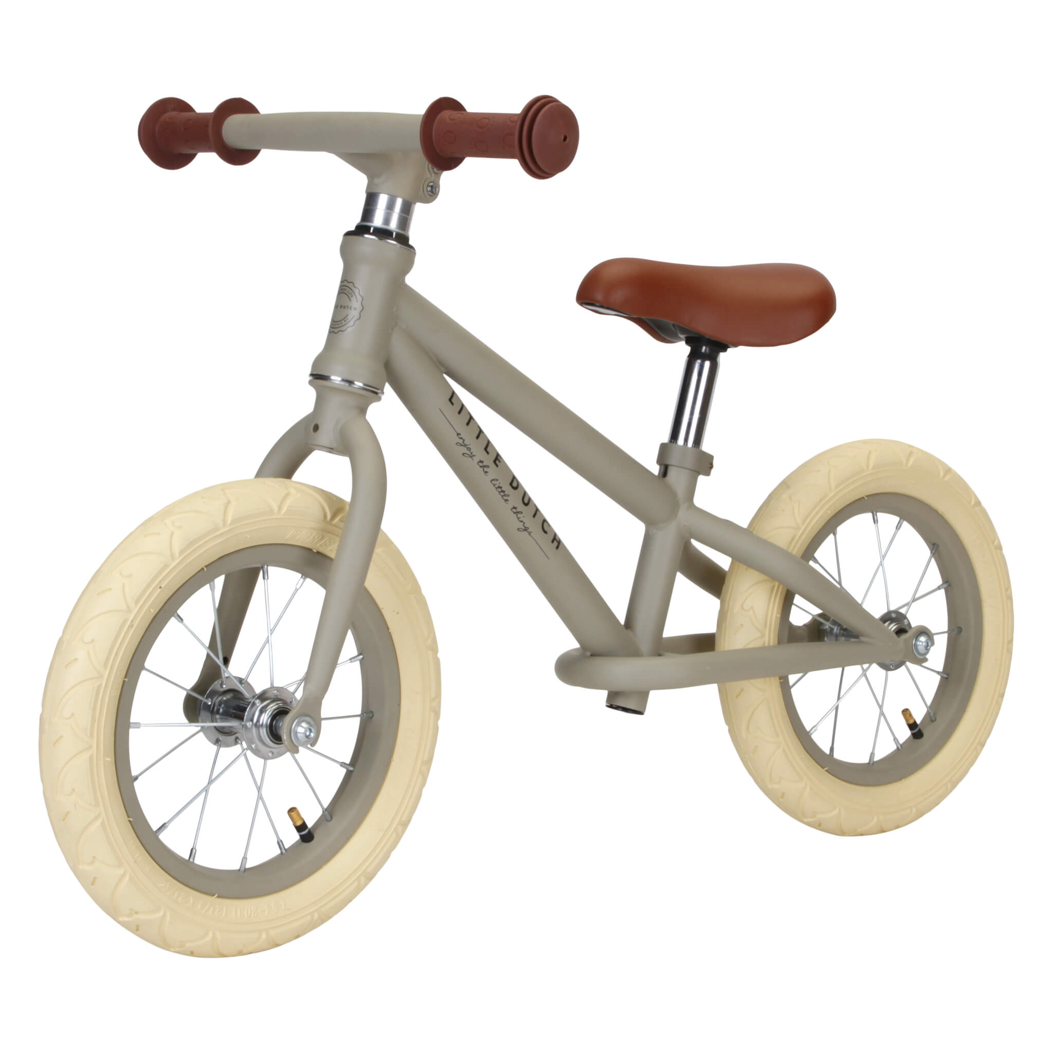 Little Dutch Balance Bike in Matte Olive Green
