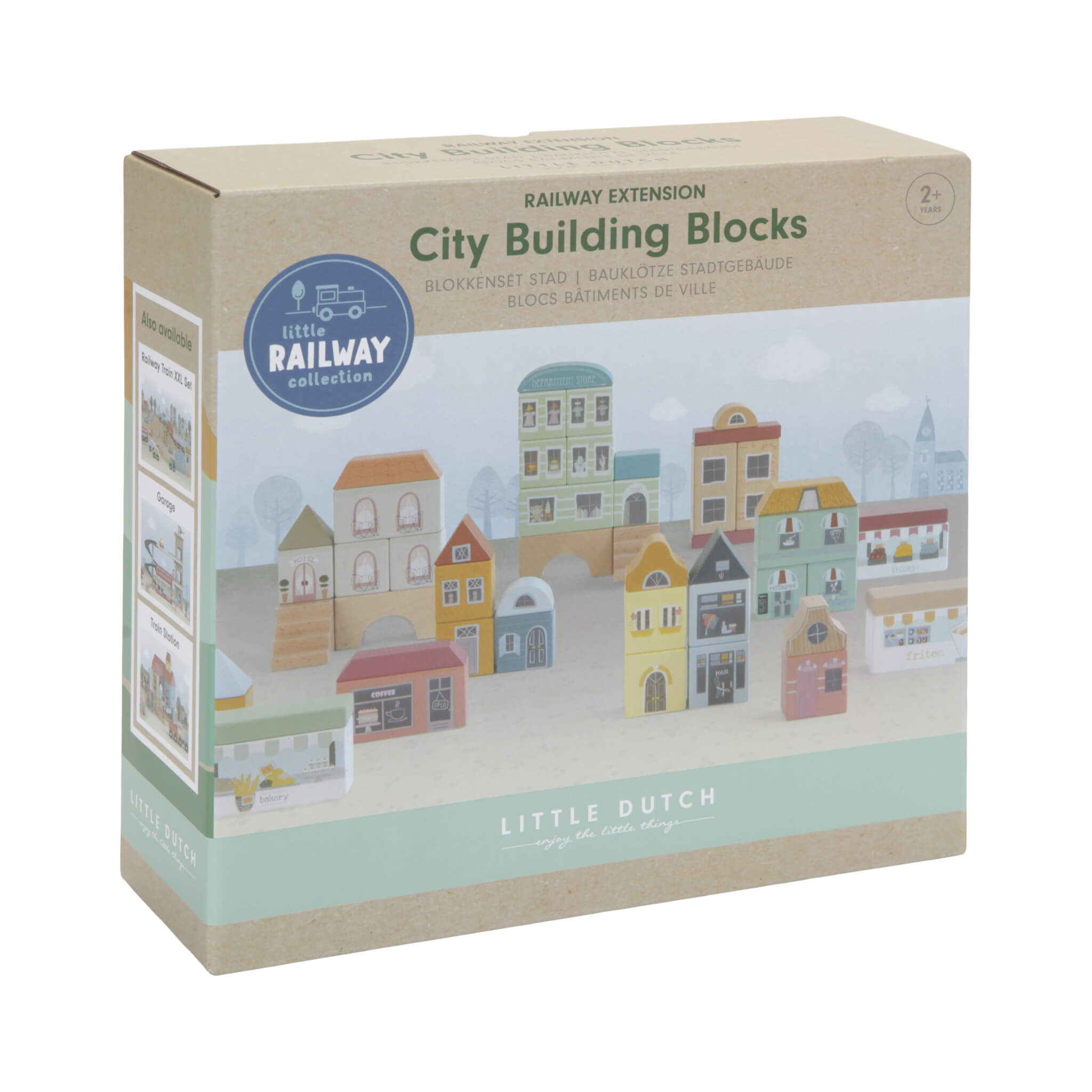 Little Dutch City Building Blocks Pack of 50 Packaging