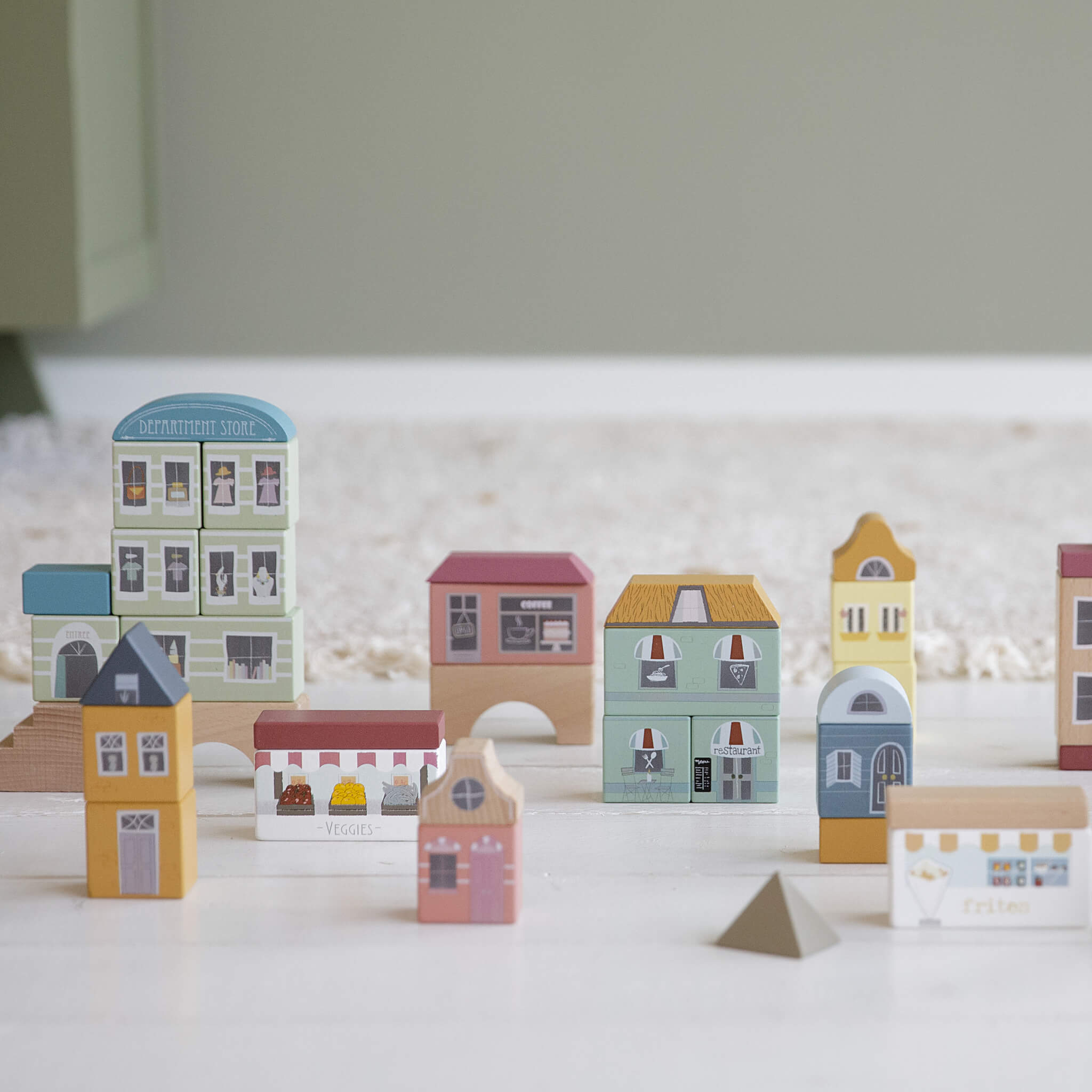 Little Dutch City Building Blocks Pack of 50 