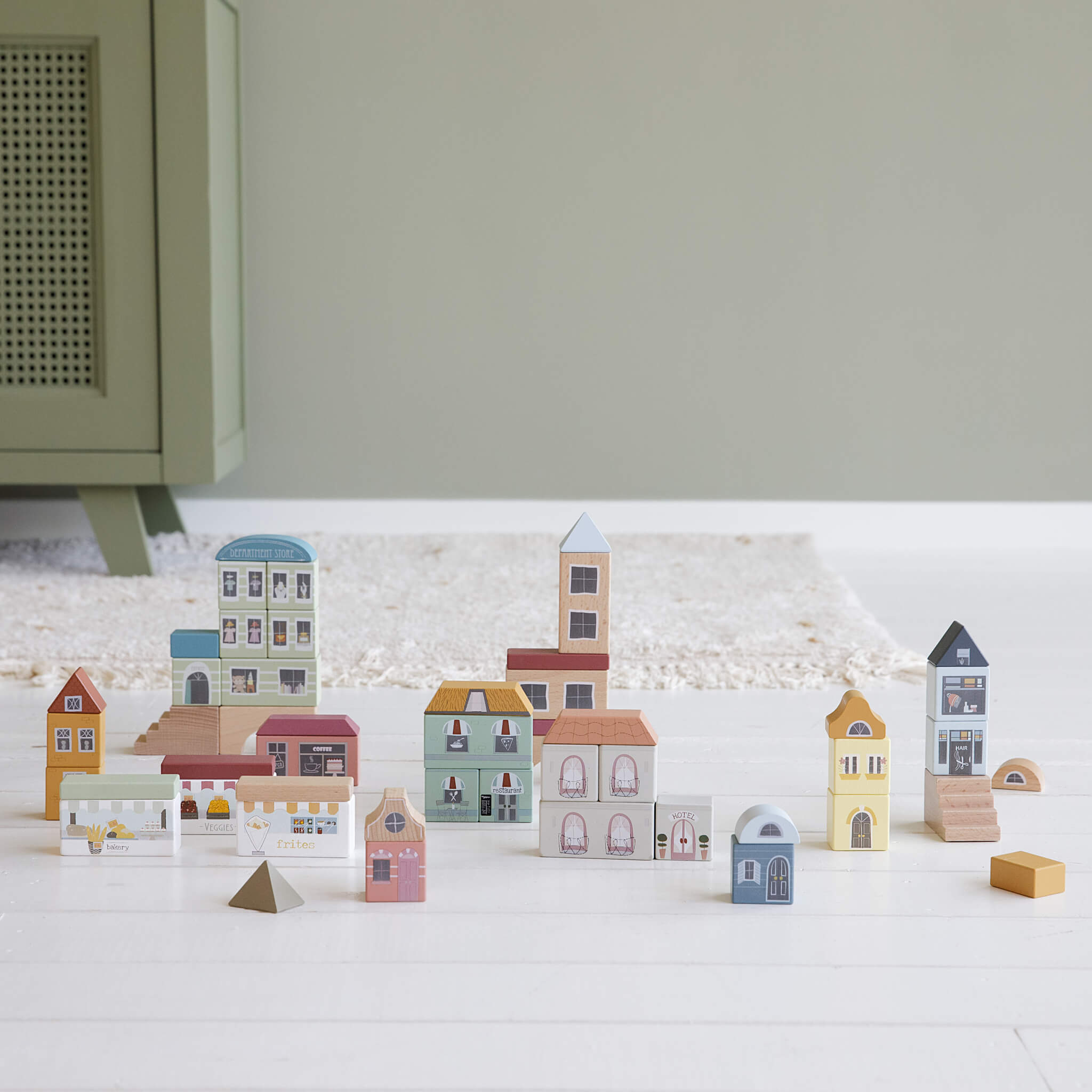 Little Dutch City Building Blocks Pack of 50 