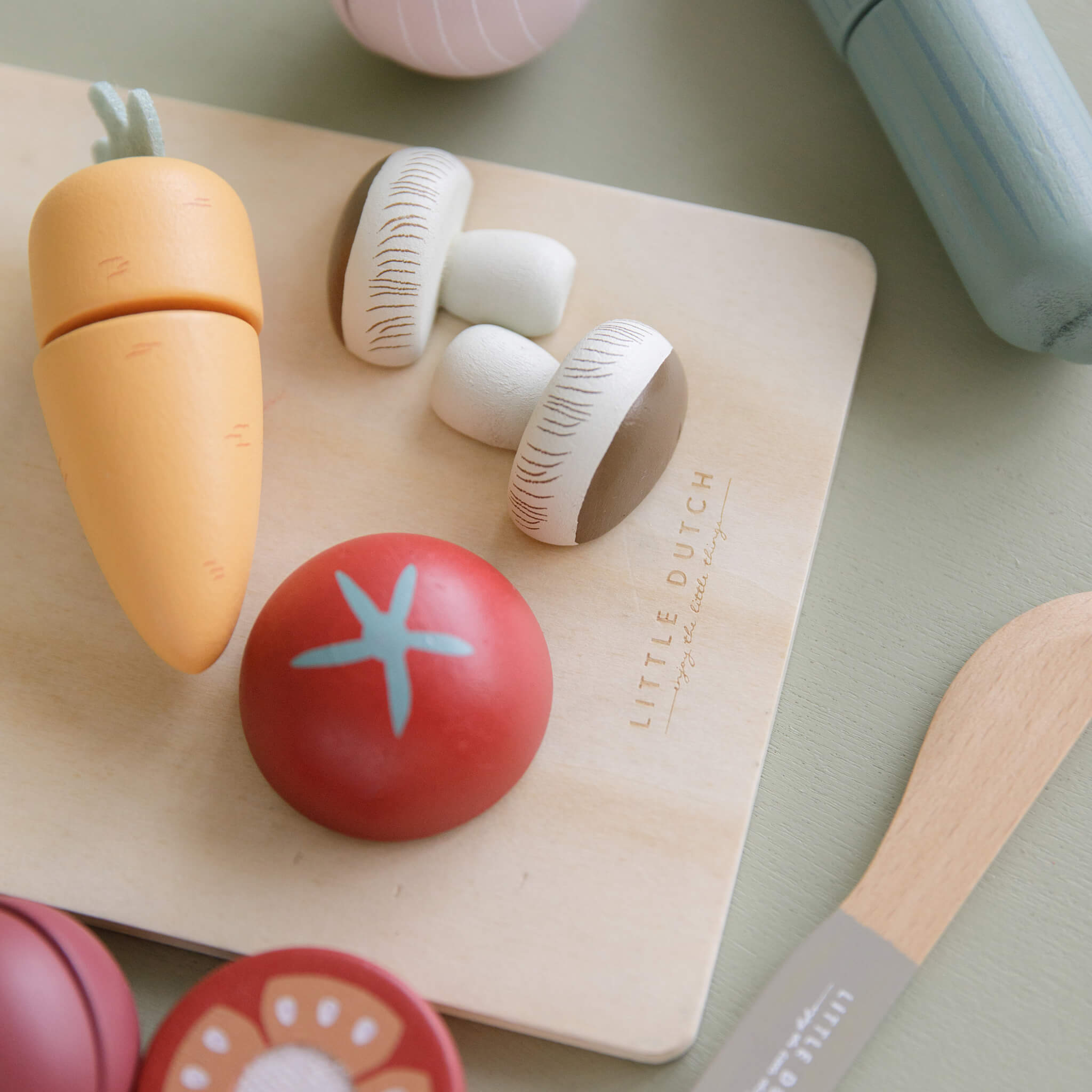 Little Dutch Wooden Cutting Veg Set