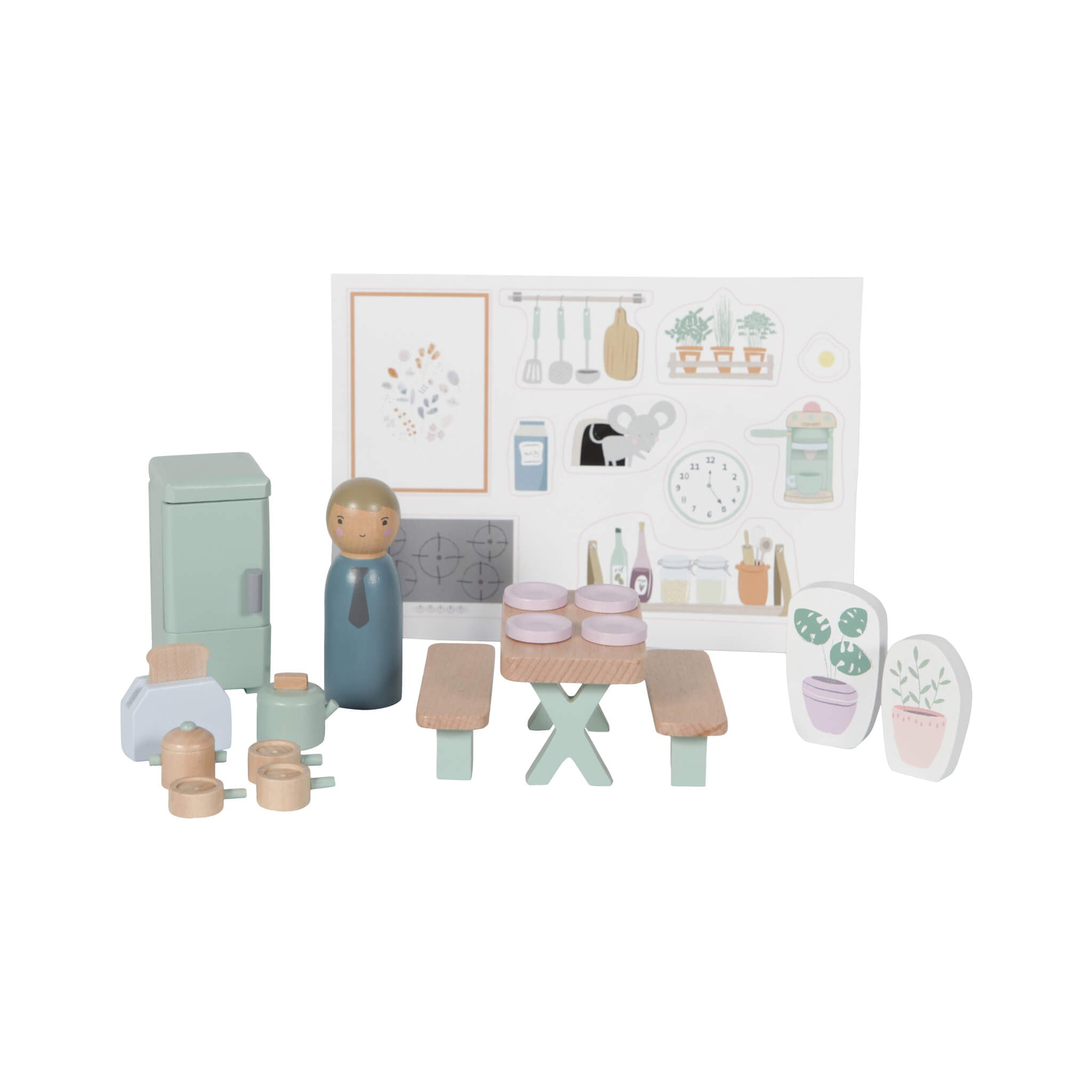 Little Dutch Dolls House Kitchen Set