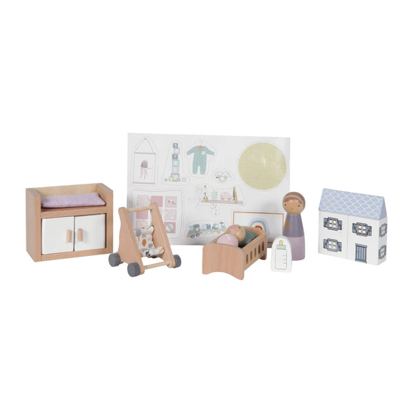 Little Dutch Dolls House Nursery Set 