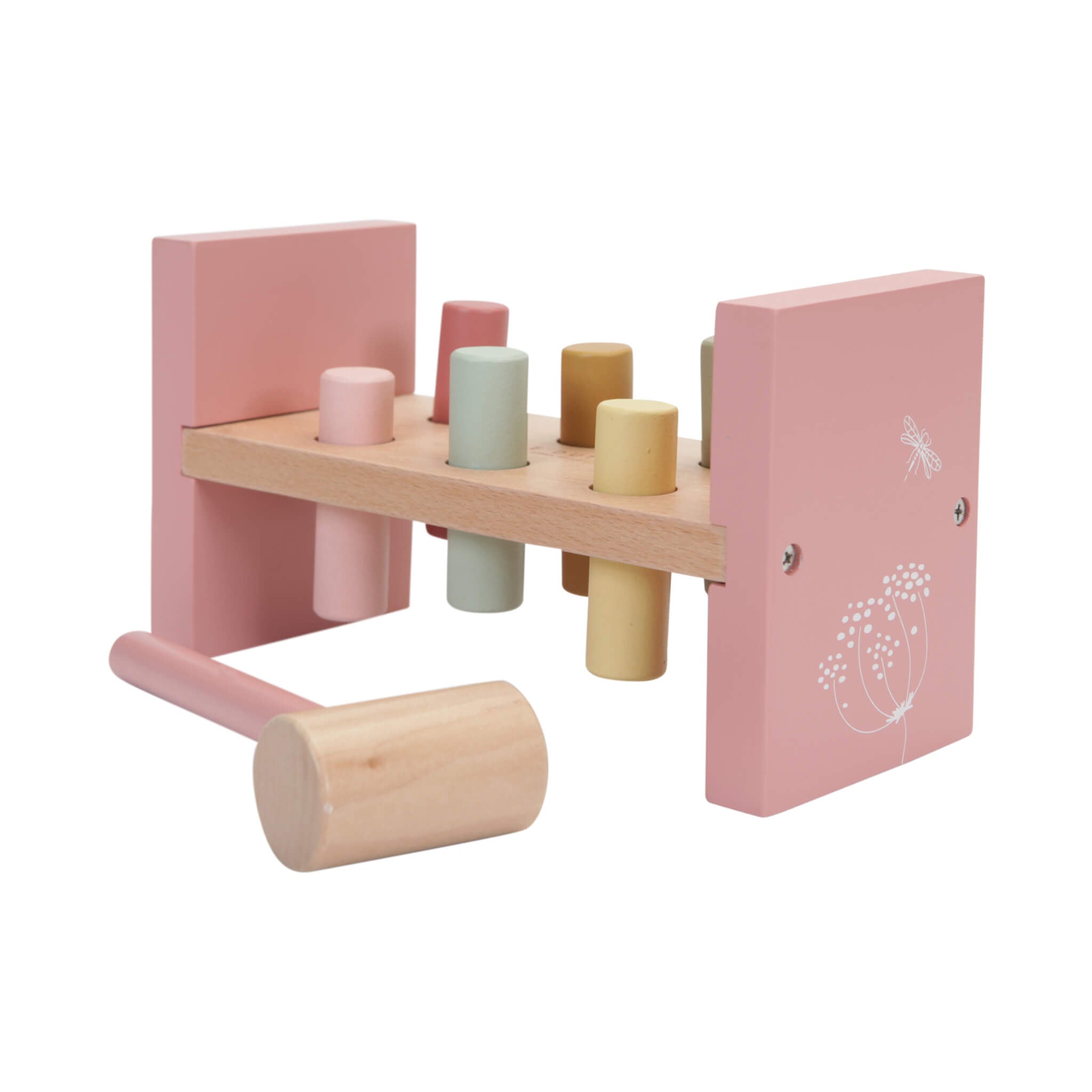 Little Dutch Hammer Bench in Pink Flowers