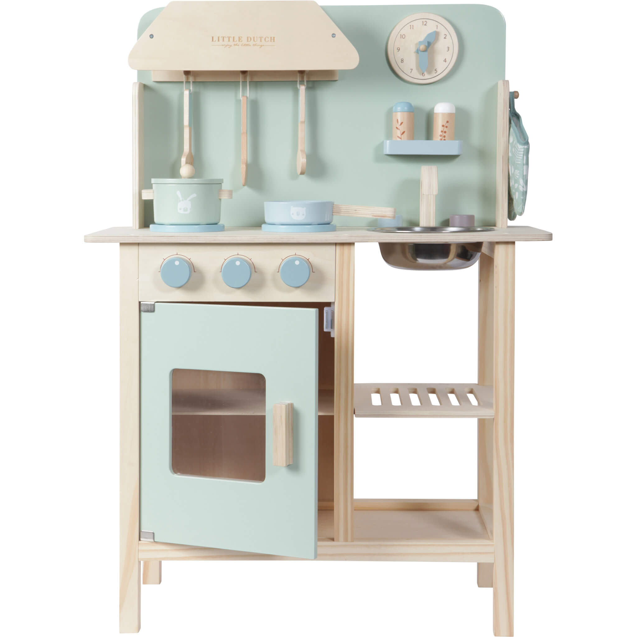 Little Dutch Mint Wooden Toy Play Kitchen