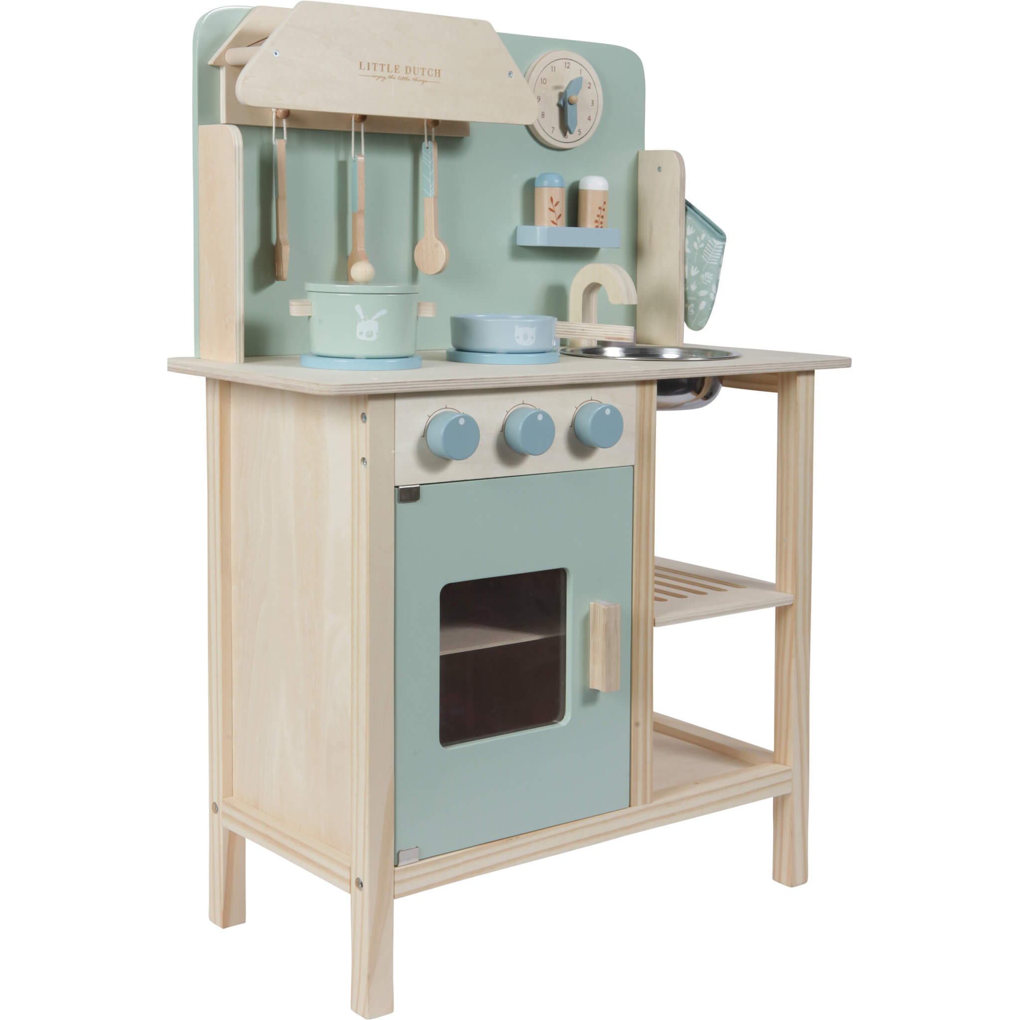 Little Dutch Mint Wooden Toy Play Kitchen