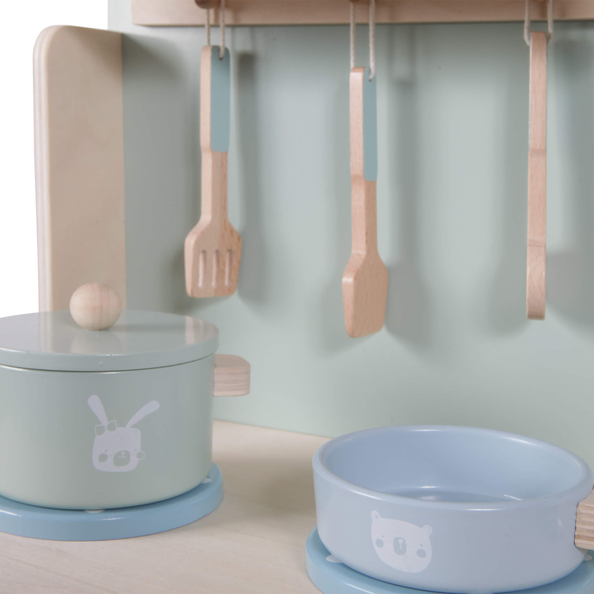 Little Dutch Mint Wooden Toy Play Kitchen Details