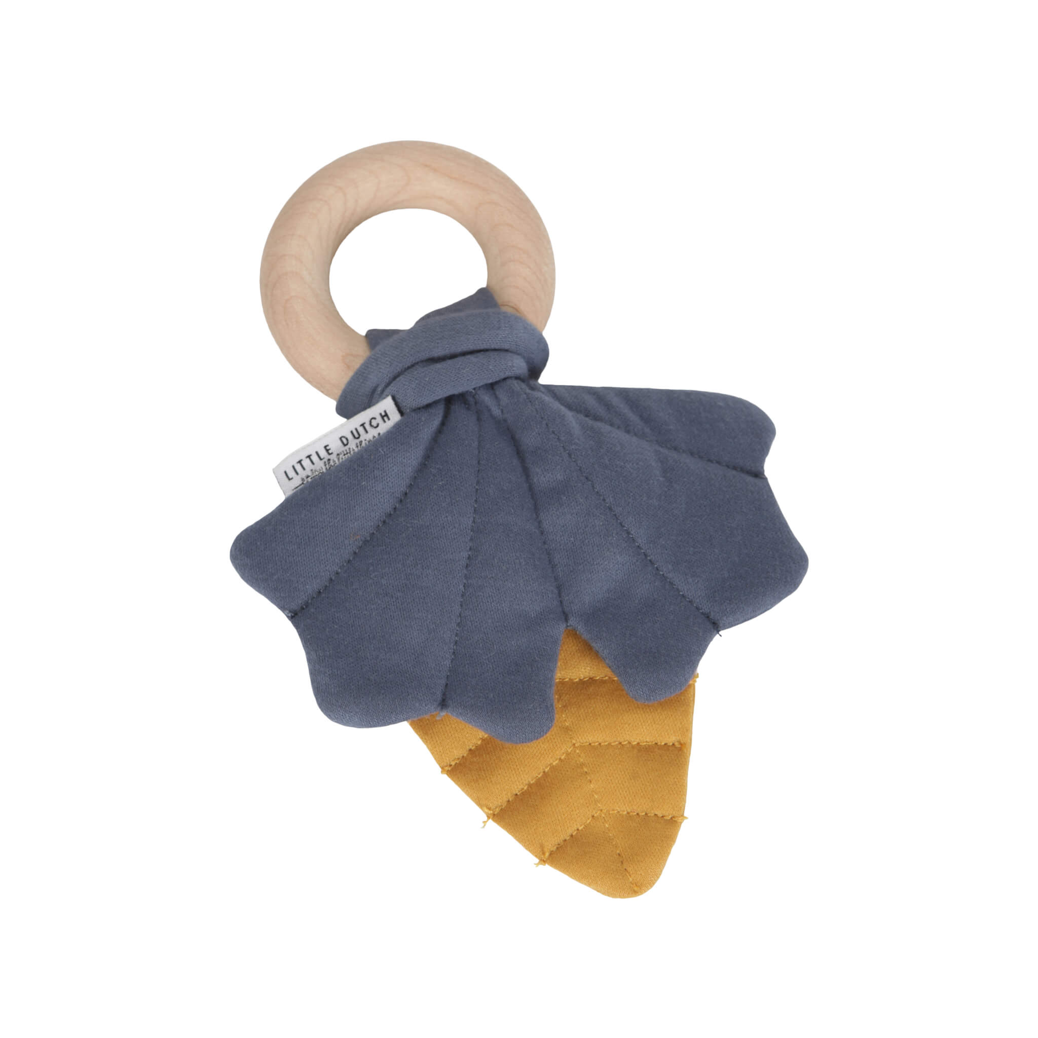Little Dutch Crinkle Leaves Toy in Pure & Nature Blue