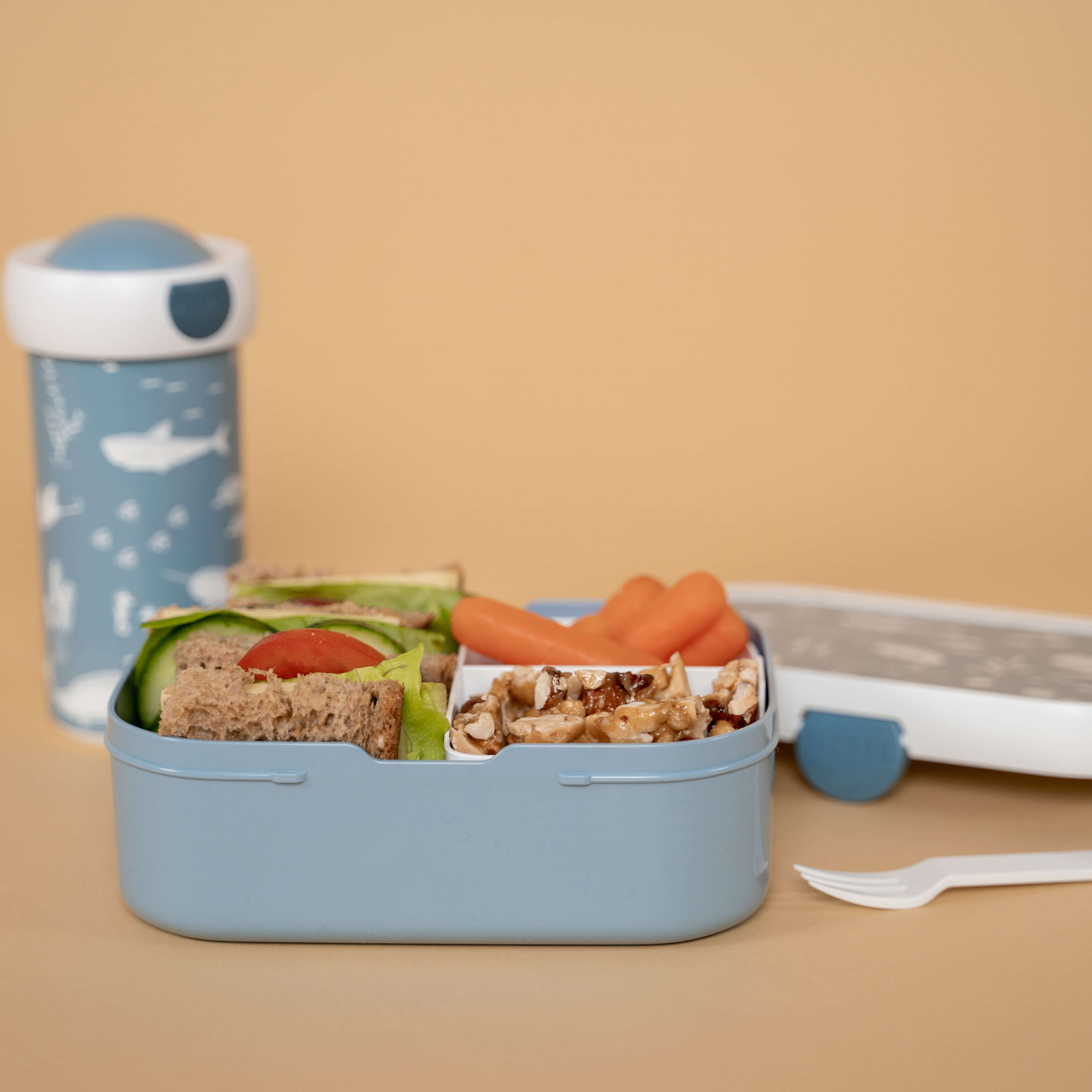 Little Dutch Lunchbox in Ocean Design Filled
