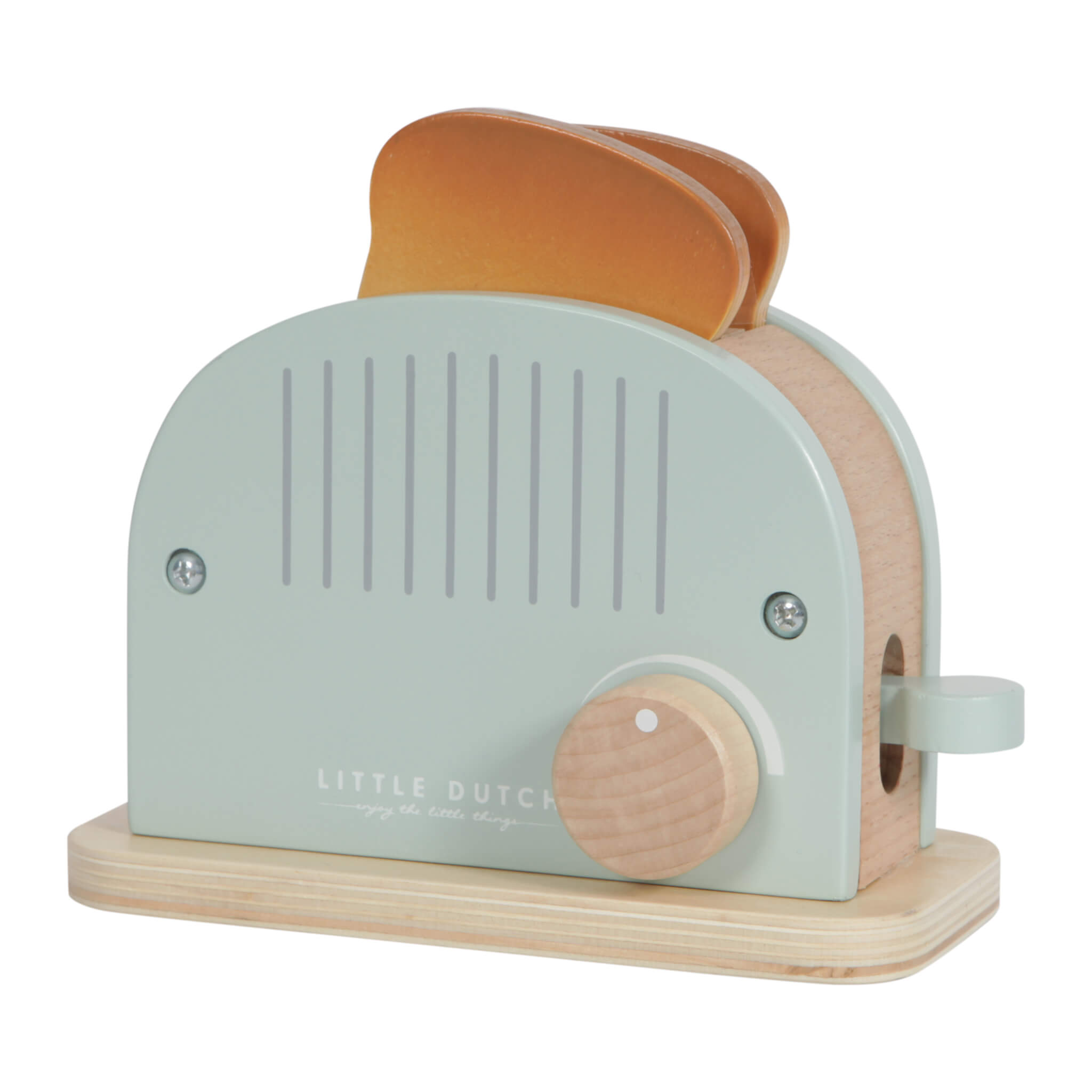Little Dutch Wooden Mint Toaster Set