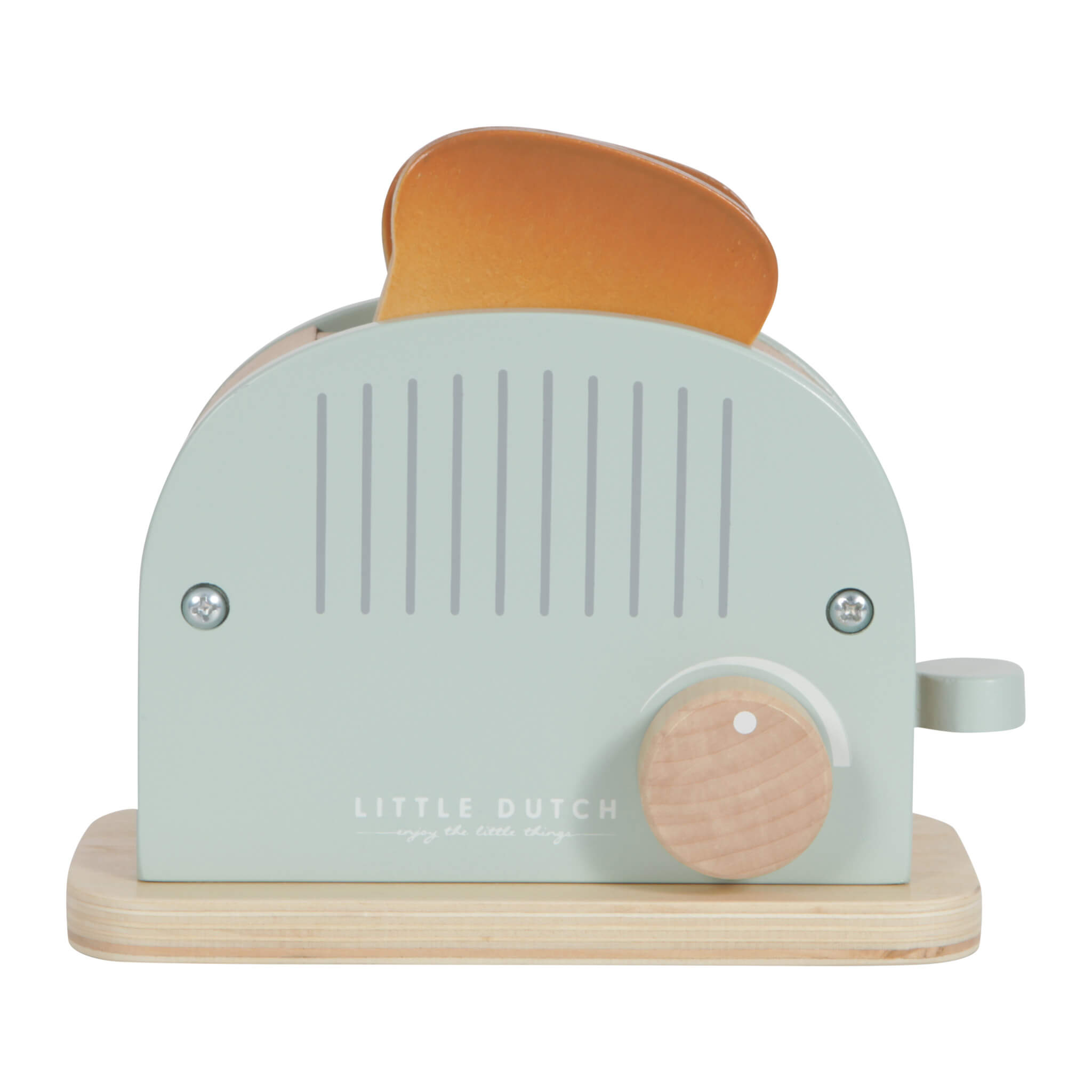 Little Dutch Wooden Mint Toaster Set