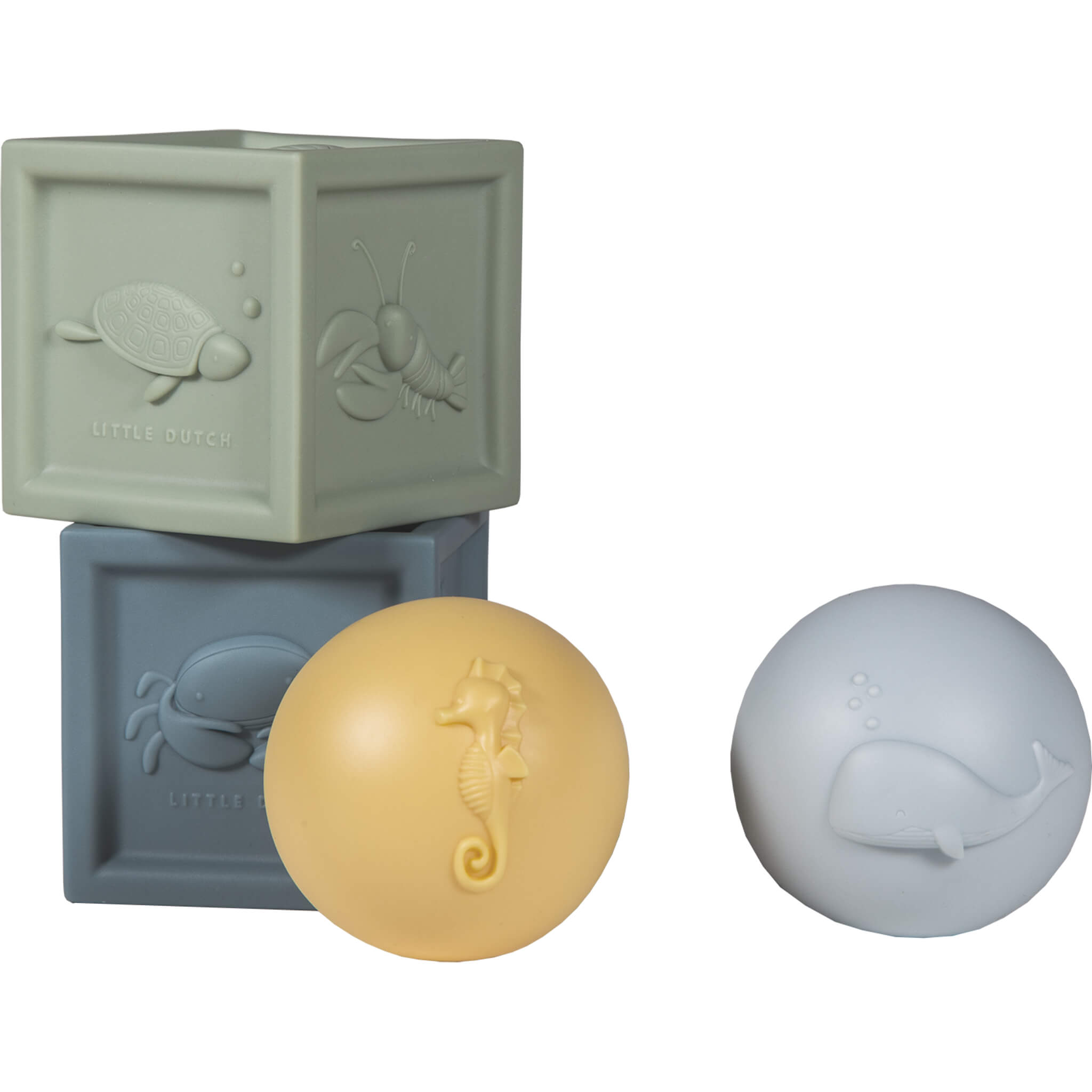 Little Dutch Ocean Cubes & Balls Set Toy