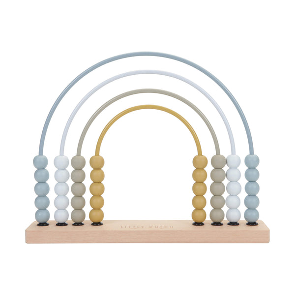 Little Dutch Rainbow Abacus Toy in Blue