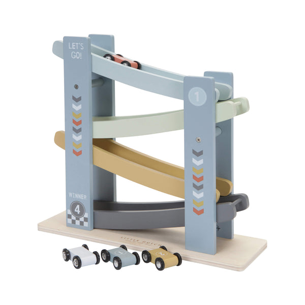 Little Dutch Ramp Race Toy in Cars Design Blue