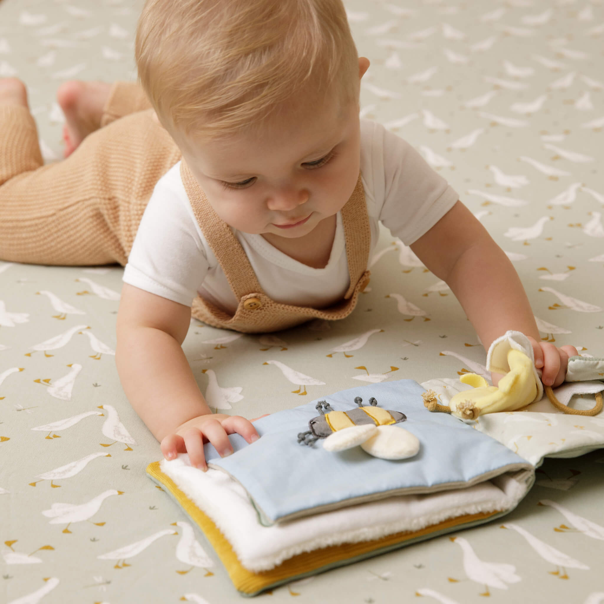 Little Dutch Soft Activity Book in Little Goose 
