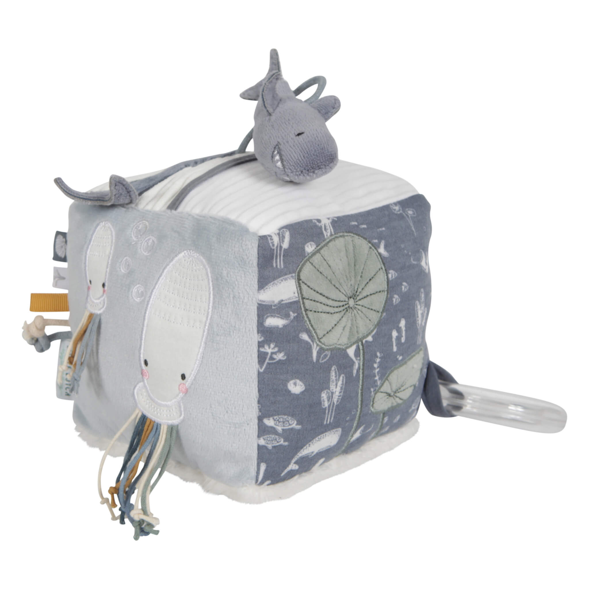 Little Dutch Soft Activity Cube in Blue