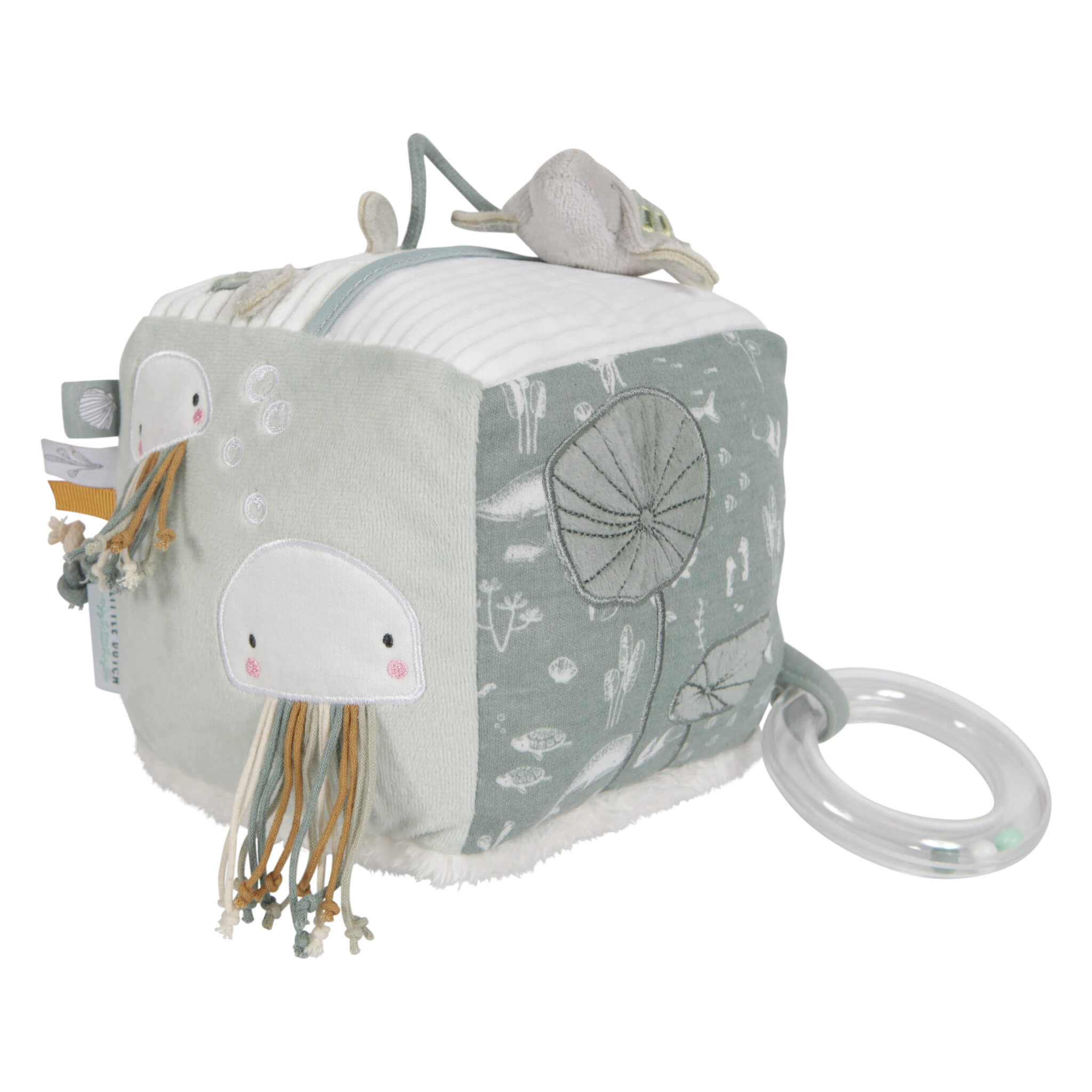 Soft Activity Cube - Mint