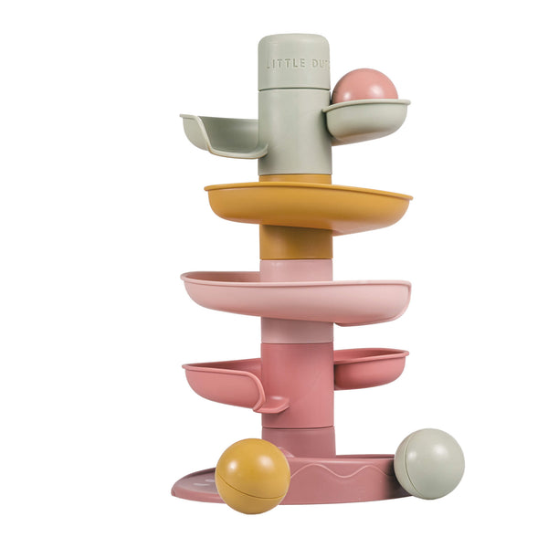 Little Dutch Spiral Ball Tower - Pink