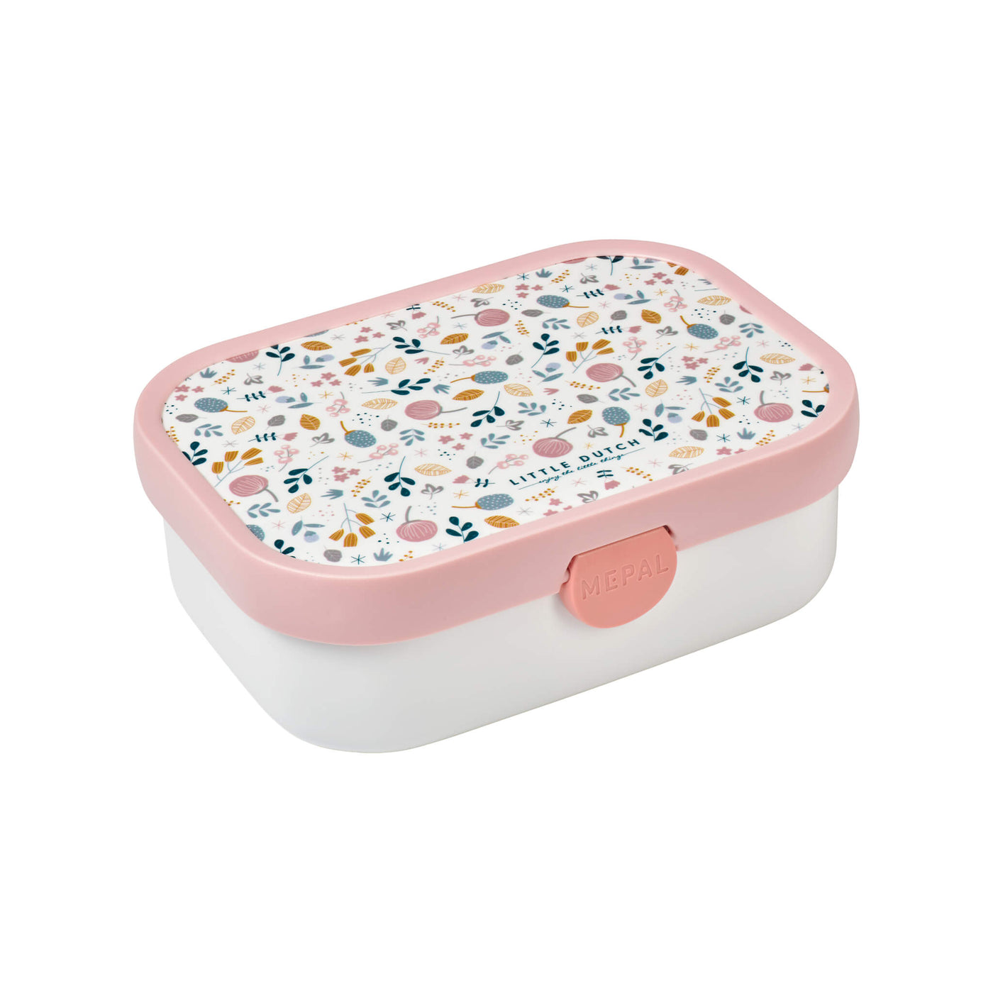 Little Dutch Lunchbox with Fork in Spring Flowers Design 