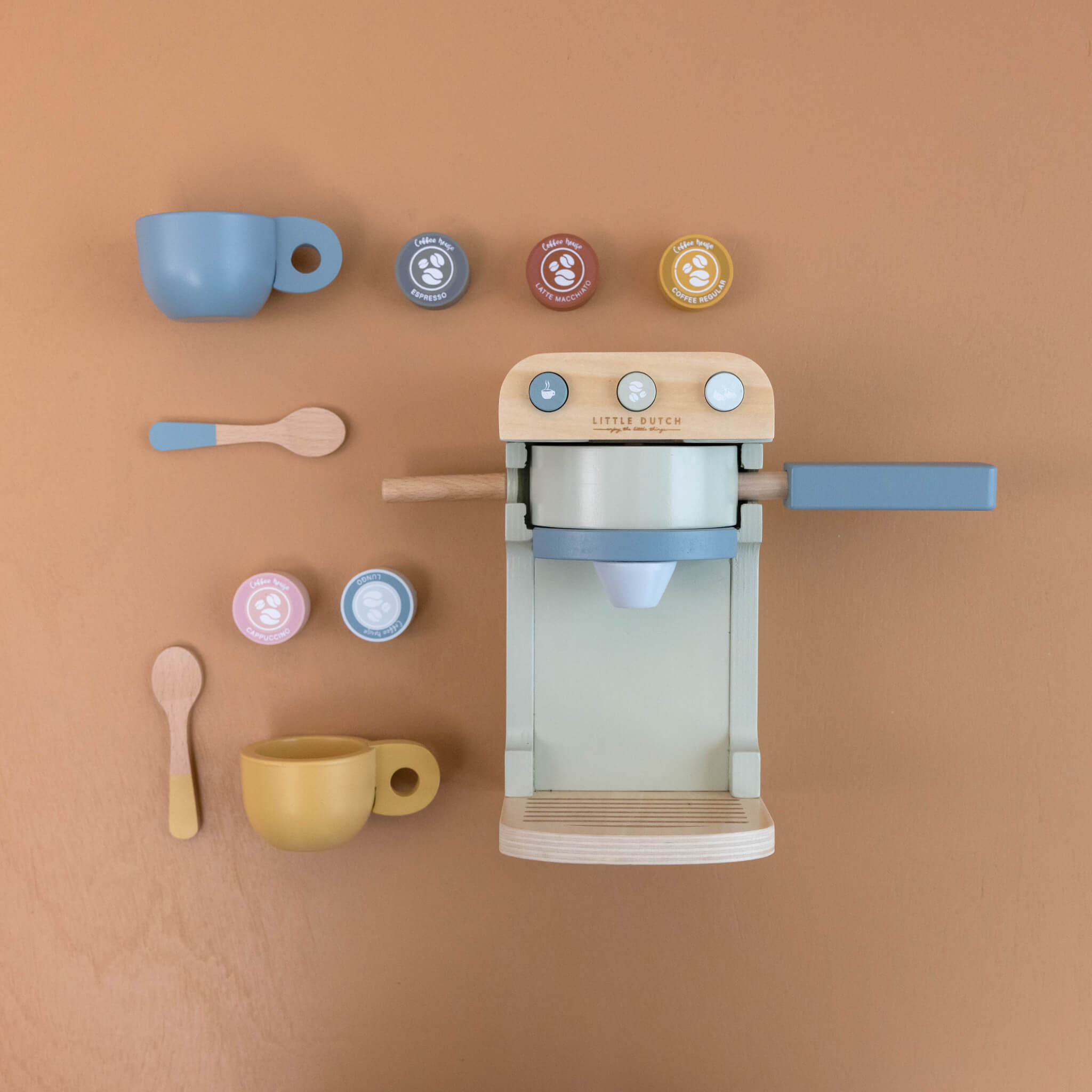 Little Dutch Wooden Toy Coffee Machine
