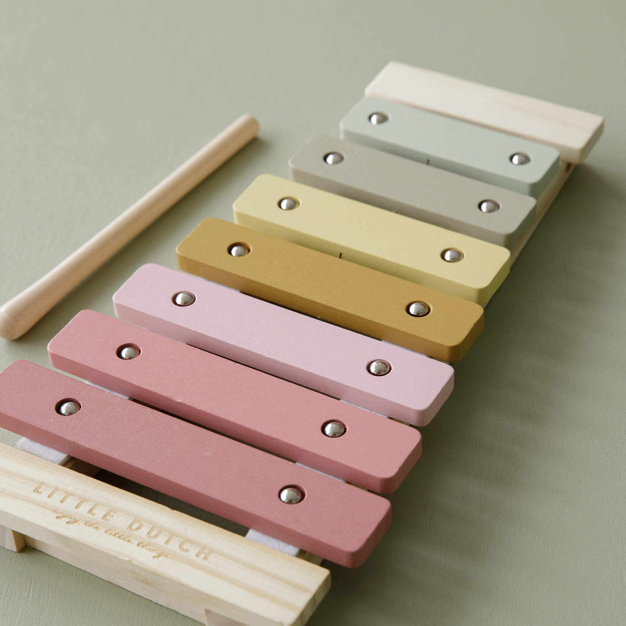 Little Dutch Wooden Xylophone Pink,