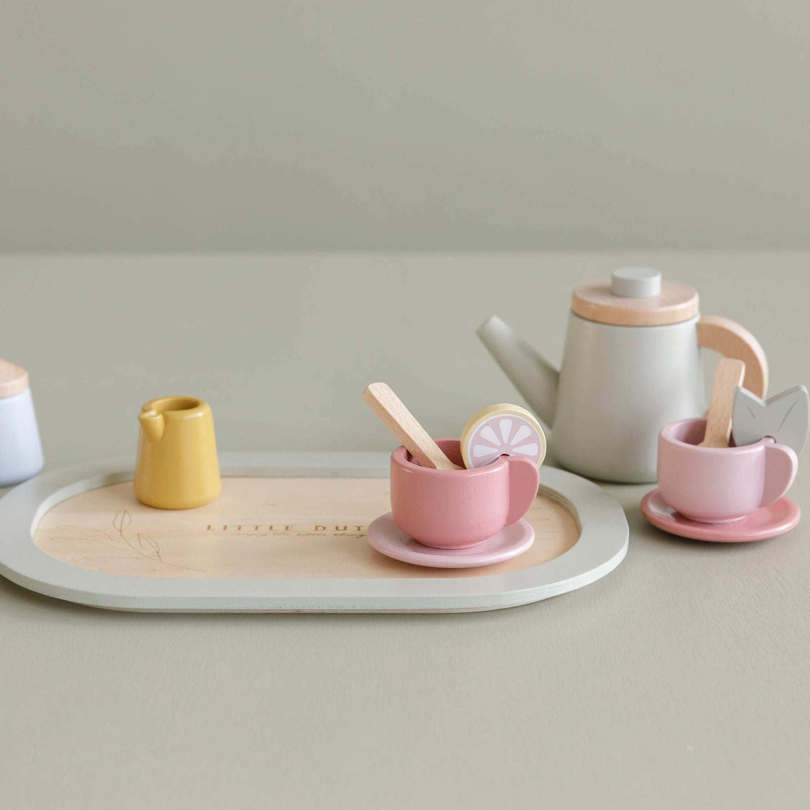Little Dutch Wooden Tea Set, Play Kitchens and Food | Oskoe