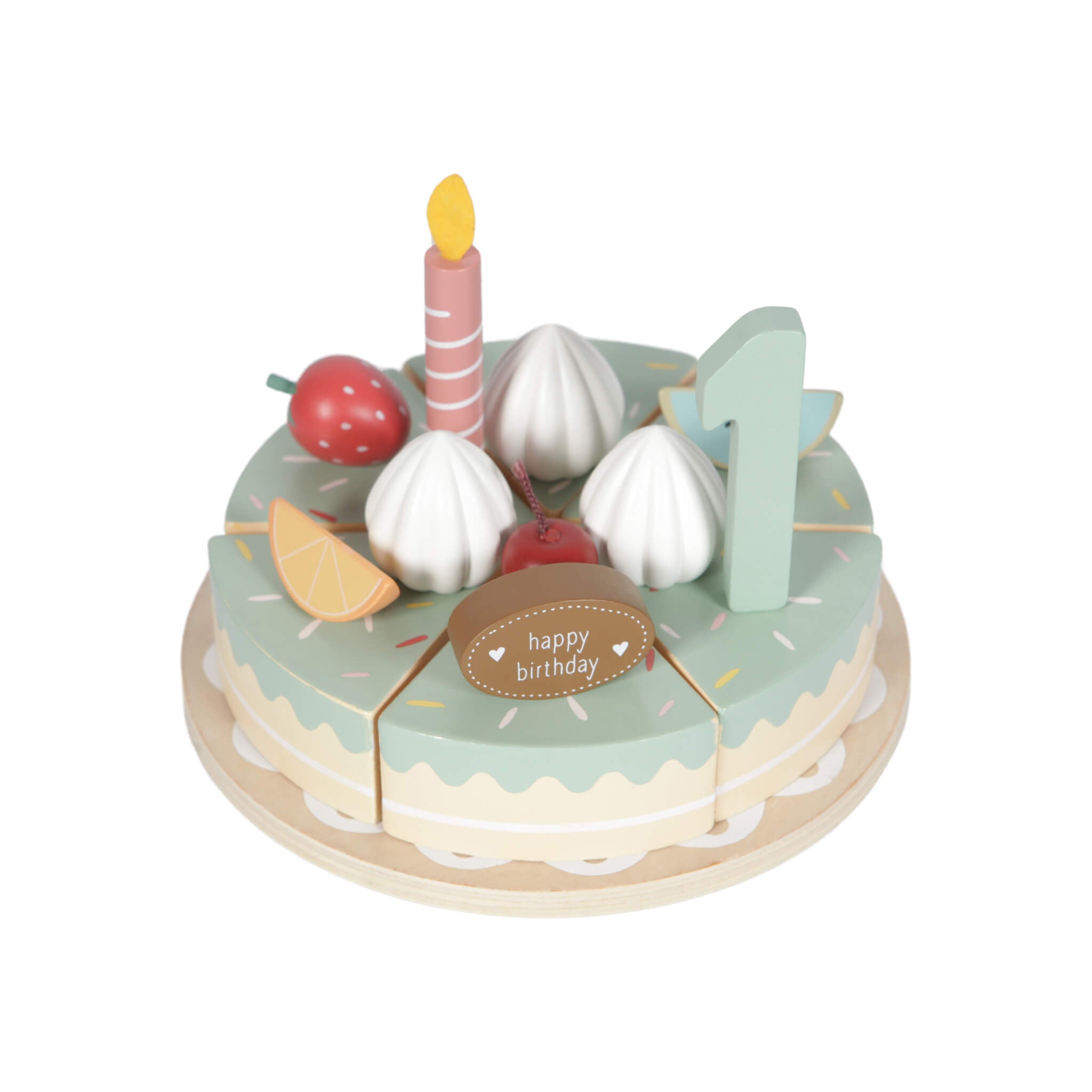 Little Dutch Wooden Birthday Cake Role Play Toy