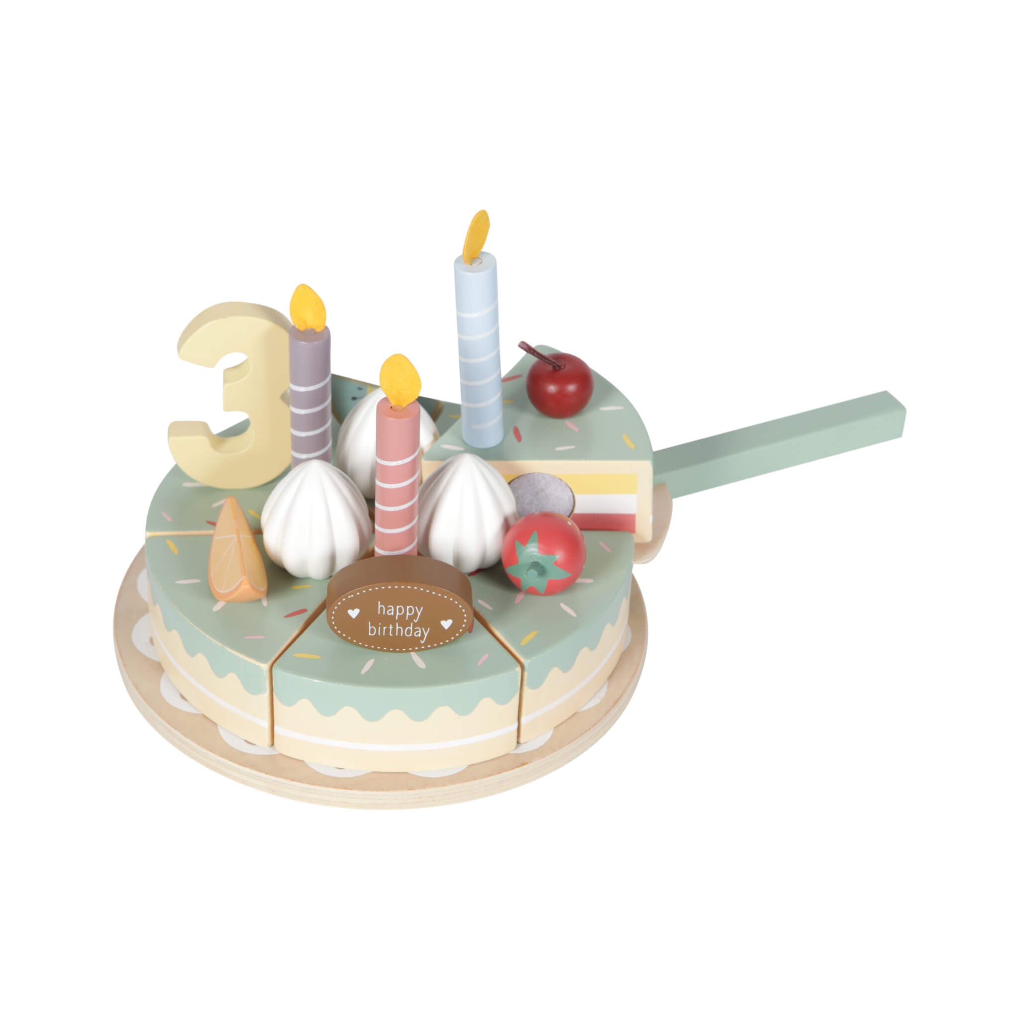Little Dutch Wooden Birthday Cake Role Play Toy