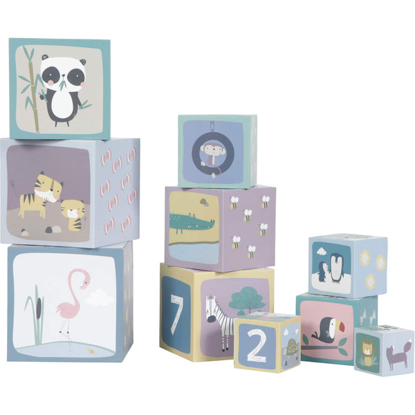 Little Dutch Zoo Stacking Cubes, Stacking & Sorting