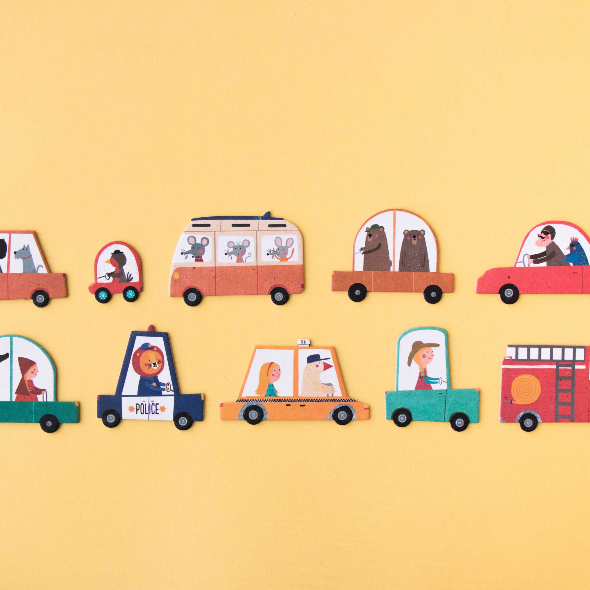 Londji Beep Beep Jigsaw Puzzle (Age 3+)