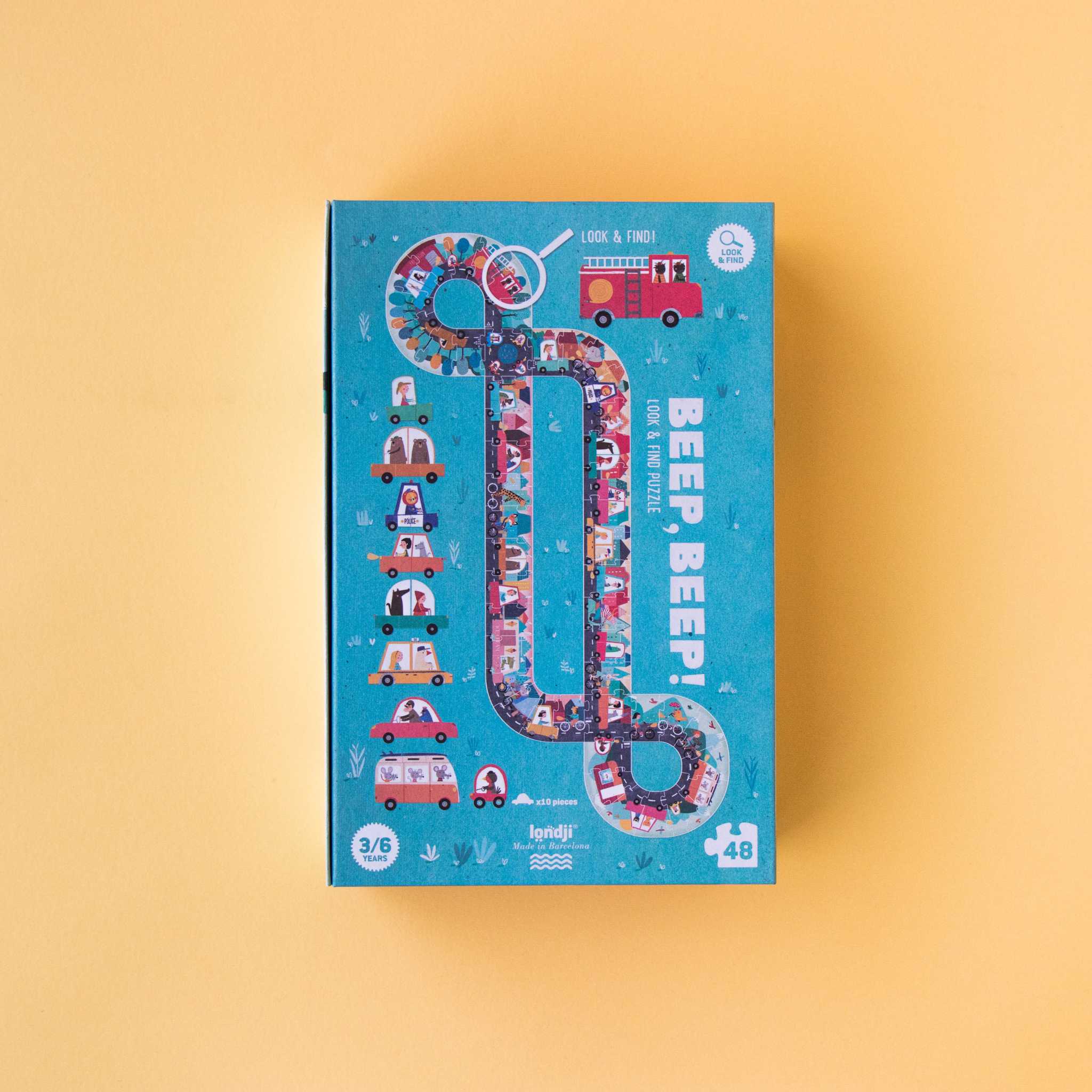 Londji Beep Beep Jigsaw Puzzle (Age 3+)