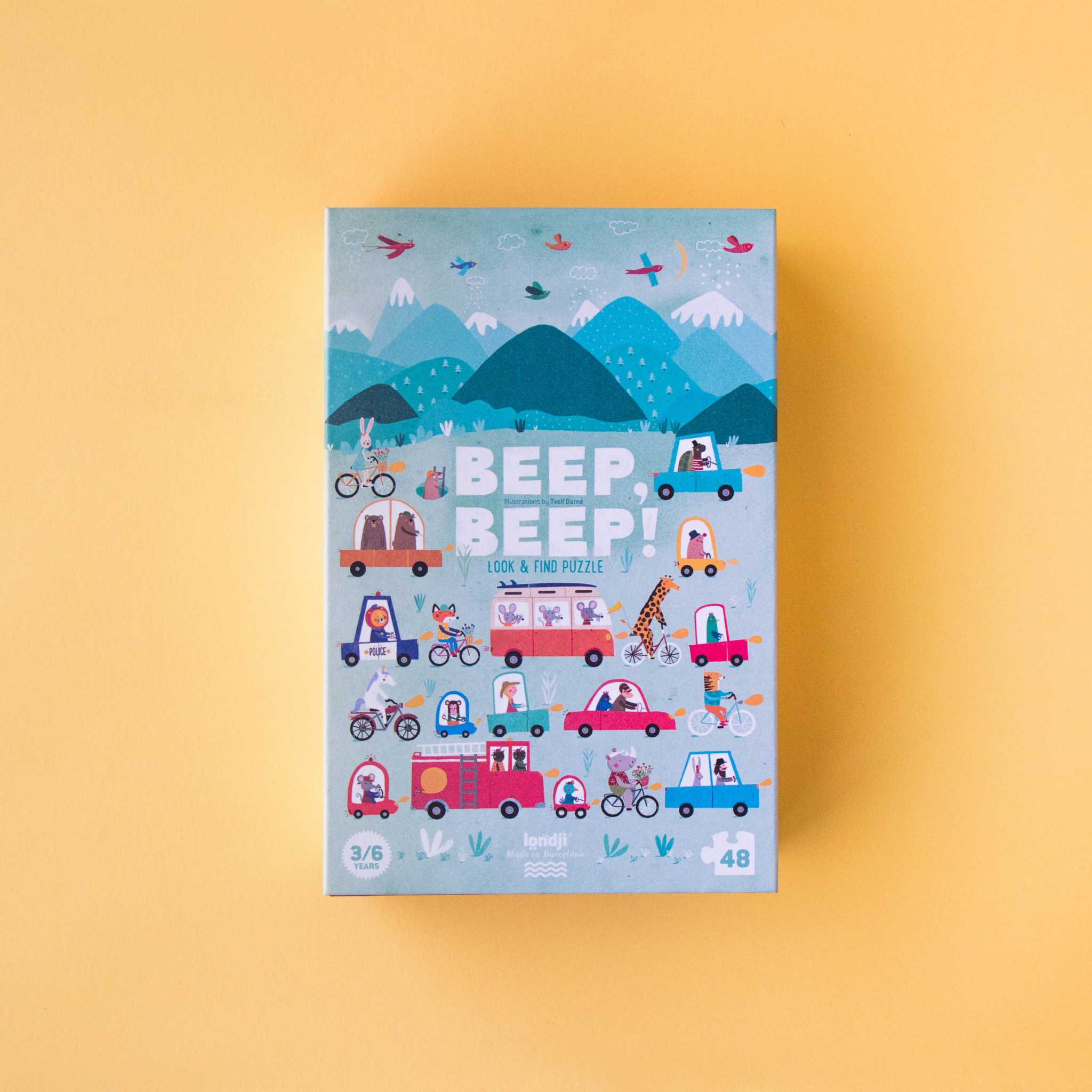 Londji Beep Beep Jigsaw Puzzle (Age 3+)