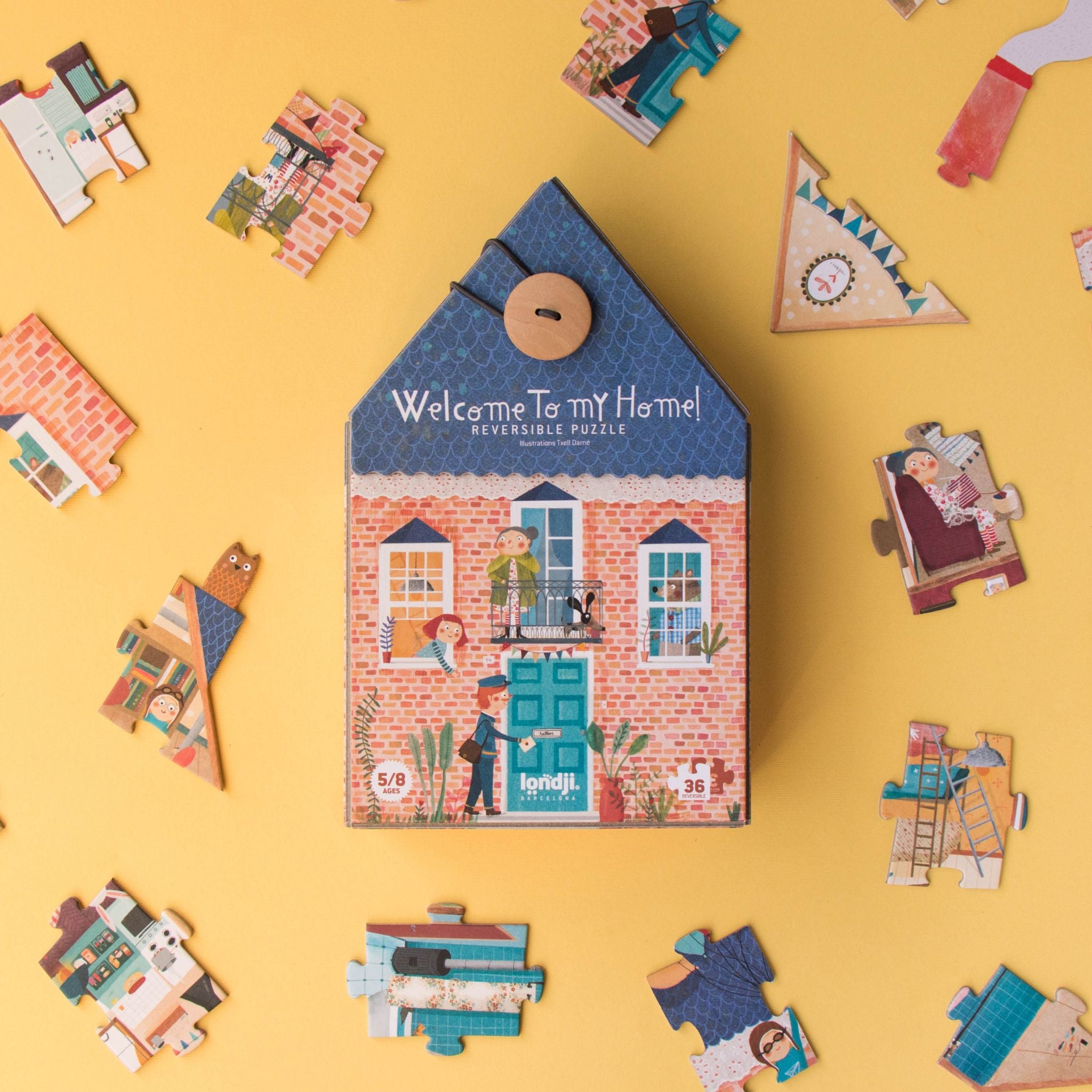 Londji Welcome to My Home Jigsaw Puzzle (Age 5+)