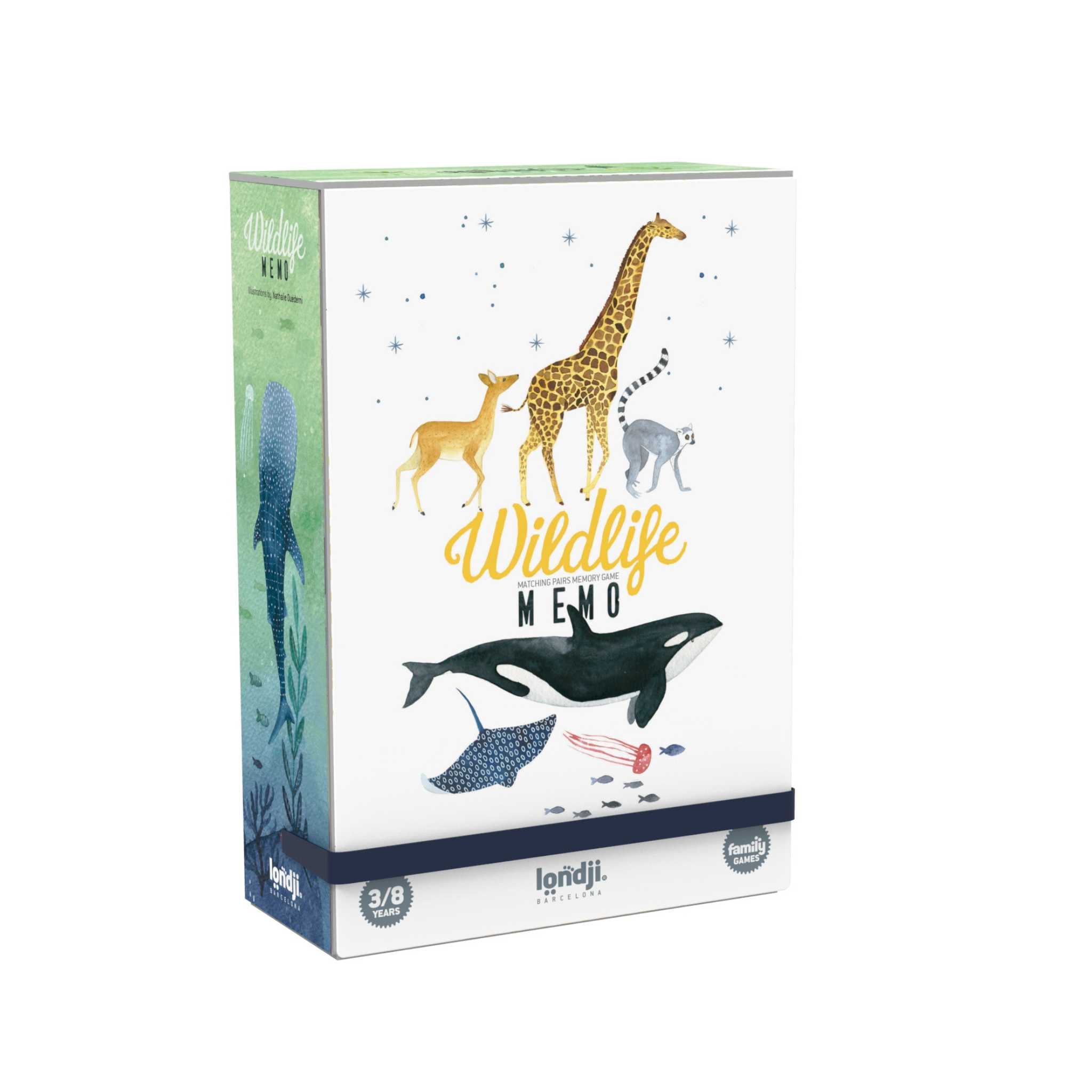 Londji Wildlife Memo Game (Age 3+)