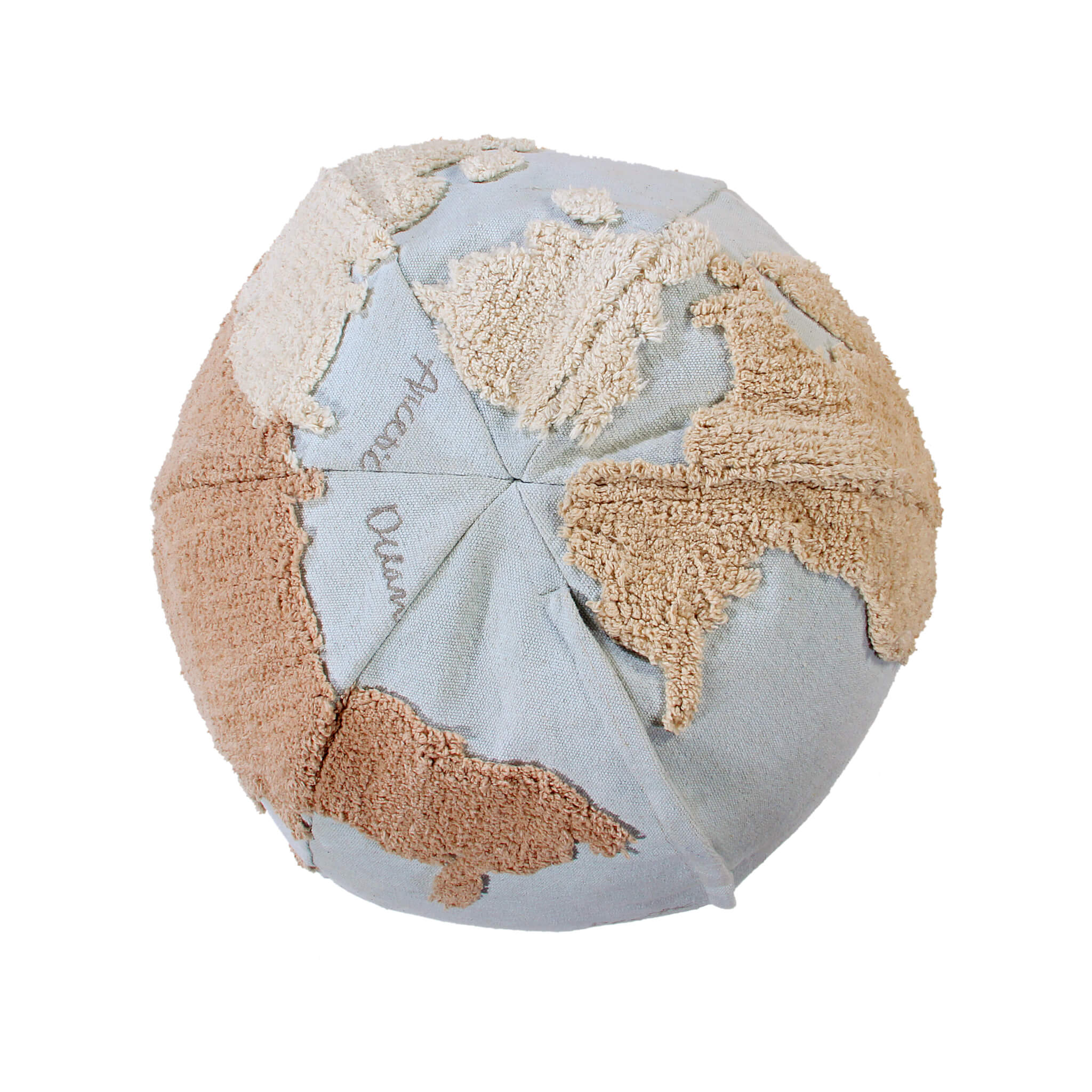 World Map Pouffe